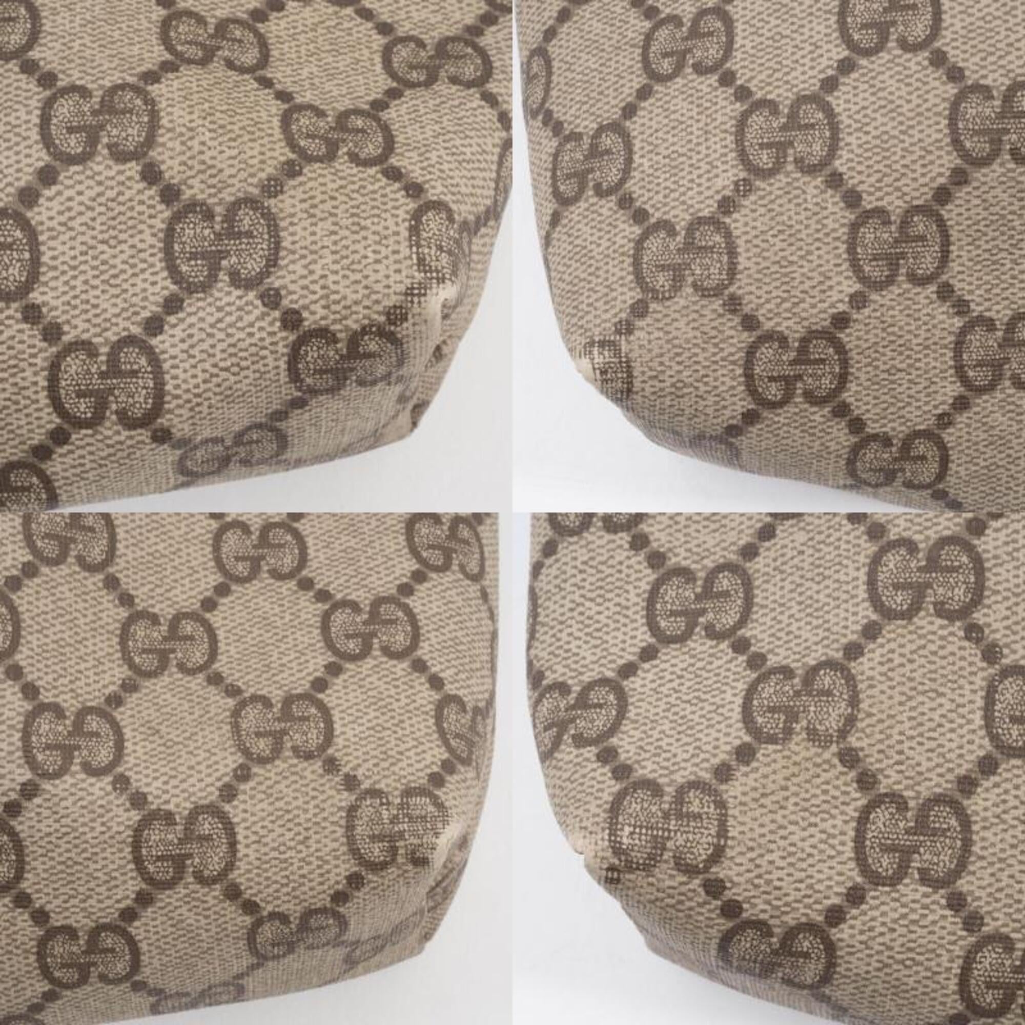Gucci Brown Leather Tote Bag (Pre-Owned)