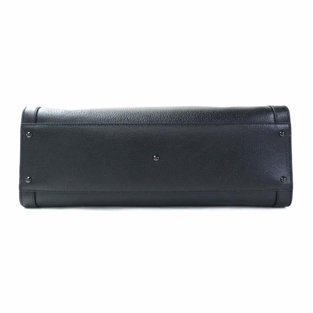 Gucci Black Leather Handbag Shoulder Bag (Pre-Owned)