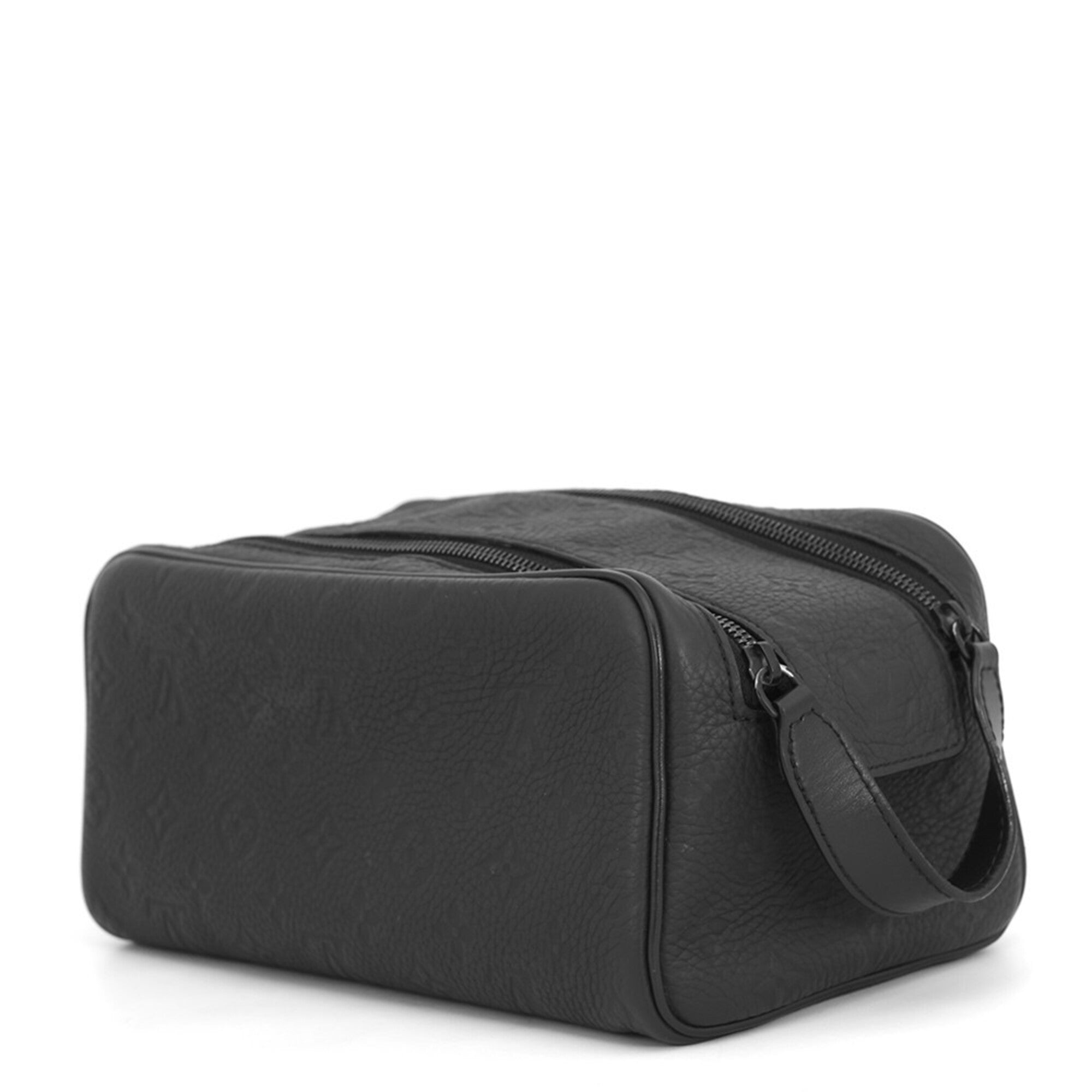 Louis Vuitton Black Monogram Noir Monogram Clutch Bag Handbag Pouch (Pre-Owned)