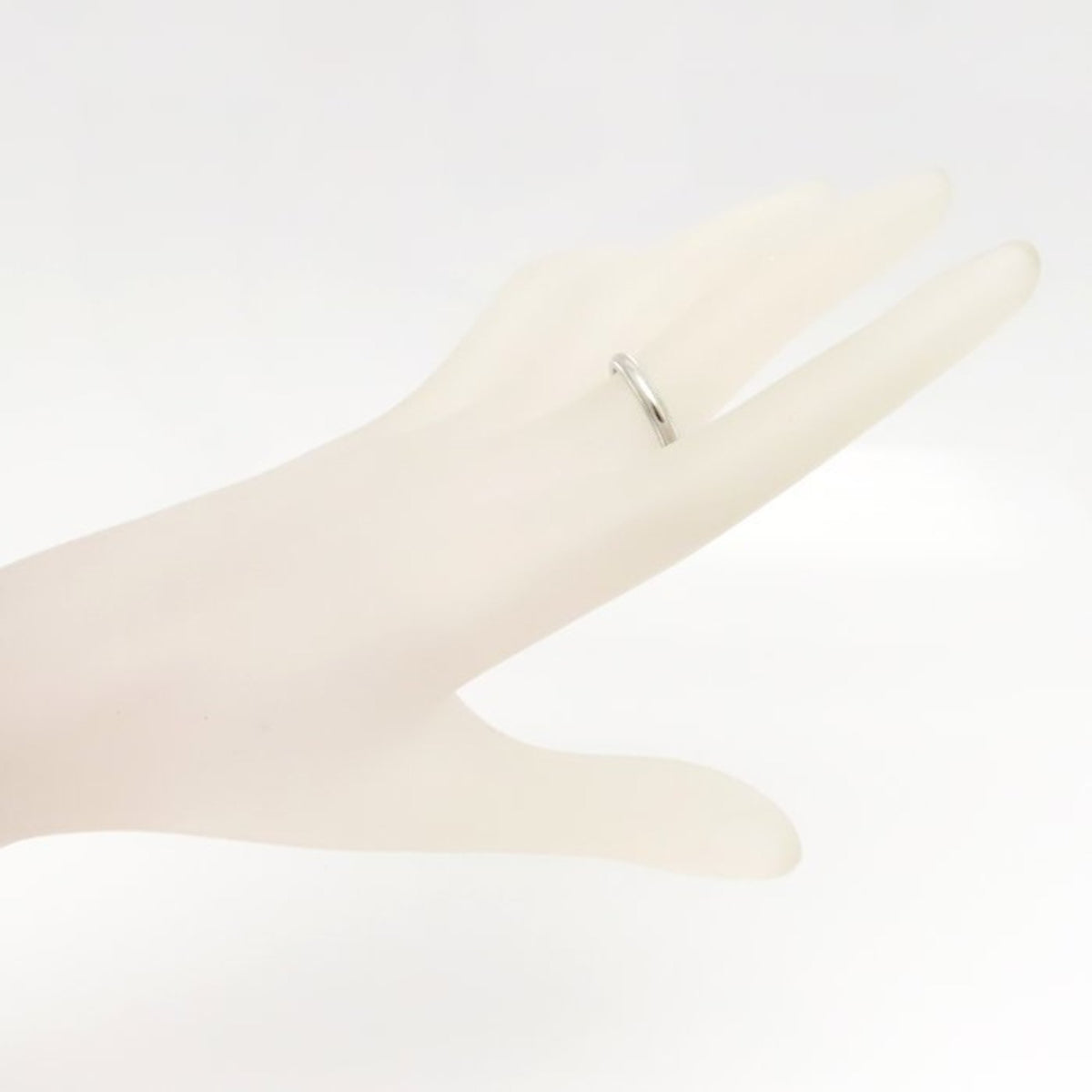 Tiffany Platinum Platinum 950 Band Ring (Pre-Owned)