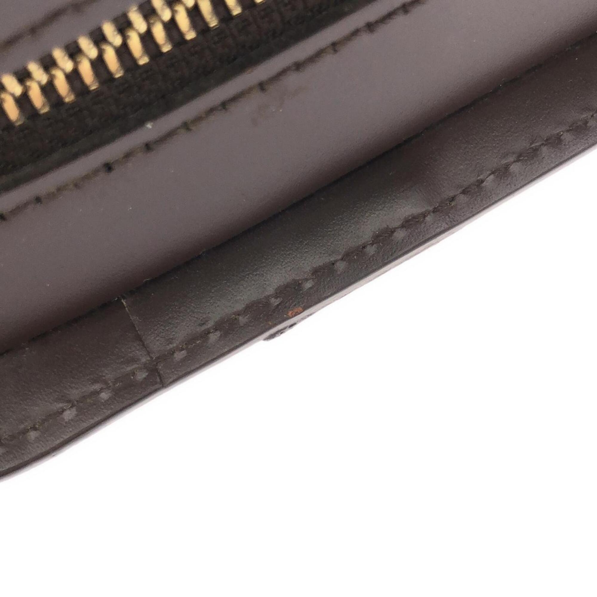 Louis Vuitton Ebene Coated Canvas Clutch Bag (Pre-Owned)