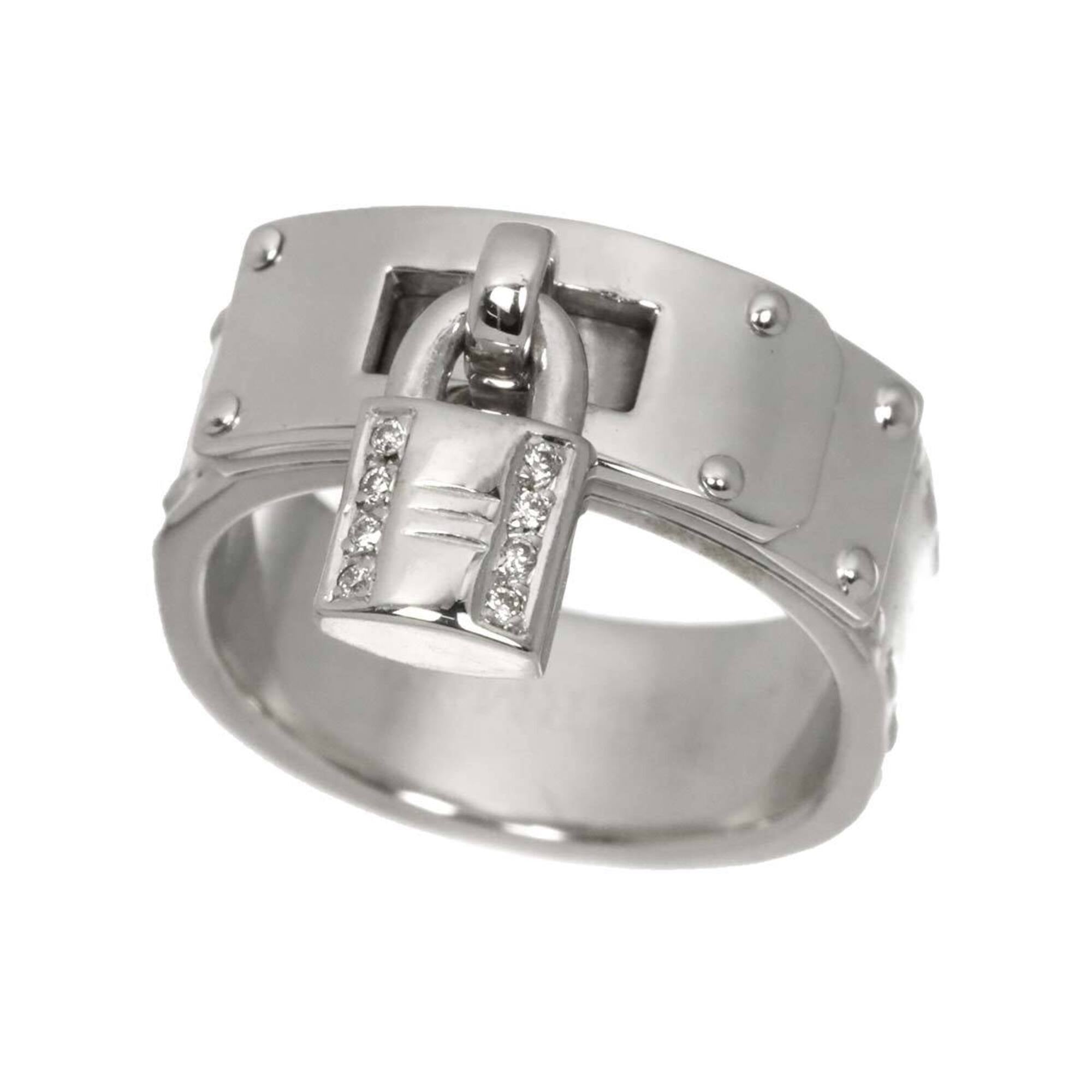 Hermes White Gold (18K) Band Ring (Pre-Owned)