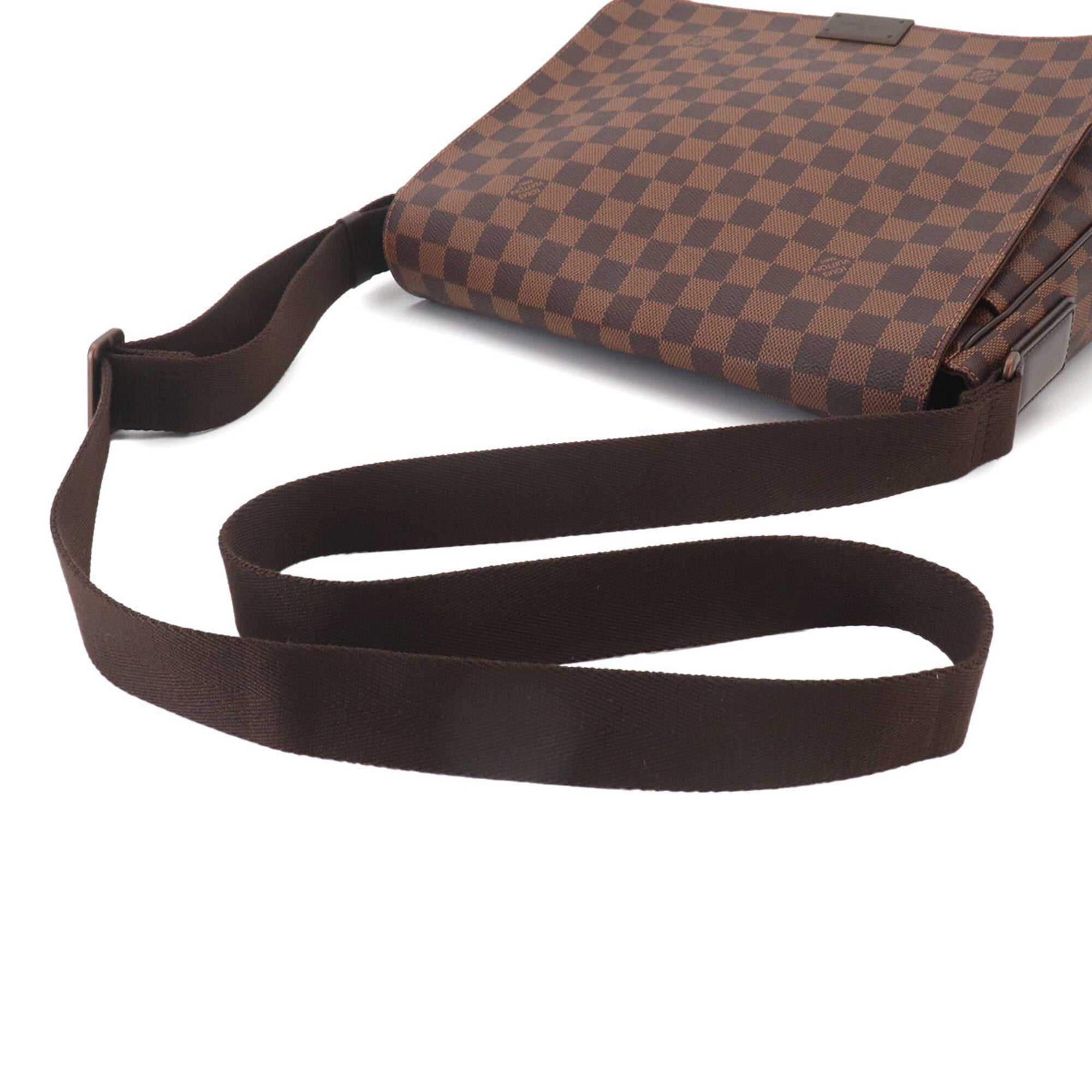 Louis Vuitton Damier Canvas Ebene Damier Canvas Handbag Shoulder Bag (Pre-Owned)
