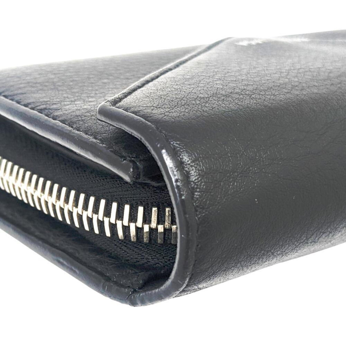Balenciaga Black Leather Long Wallet (Bi-Fold) (Pre-Owned)