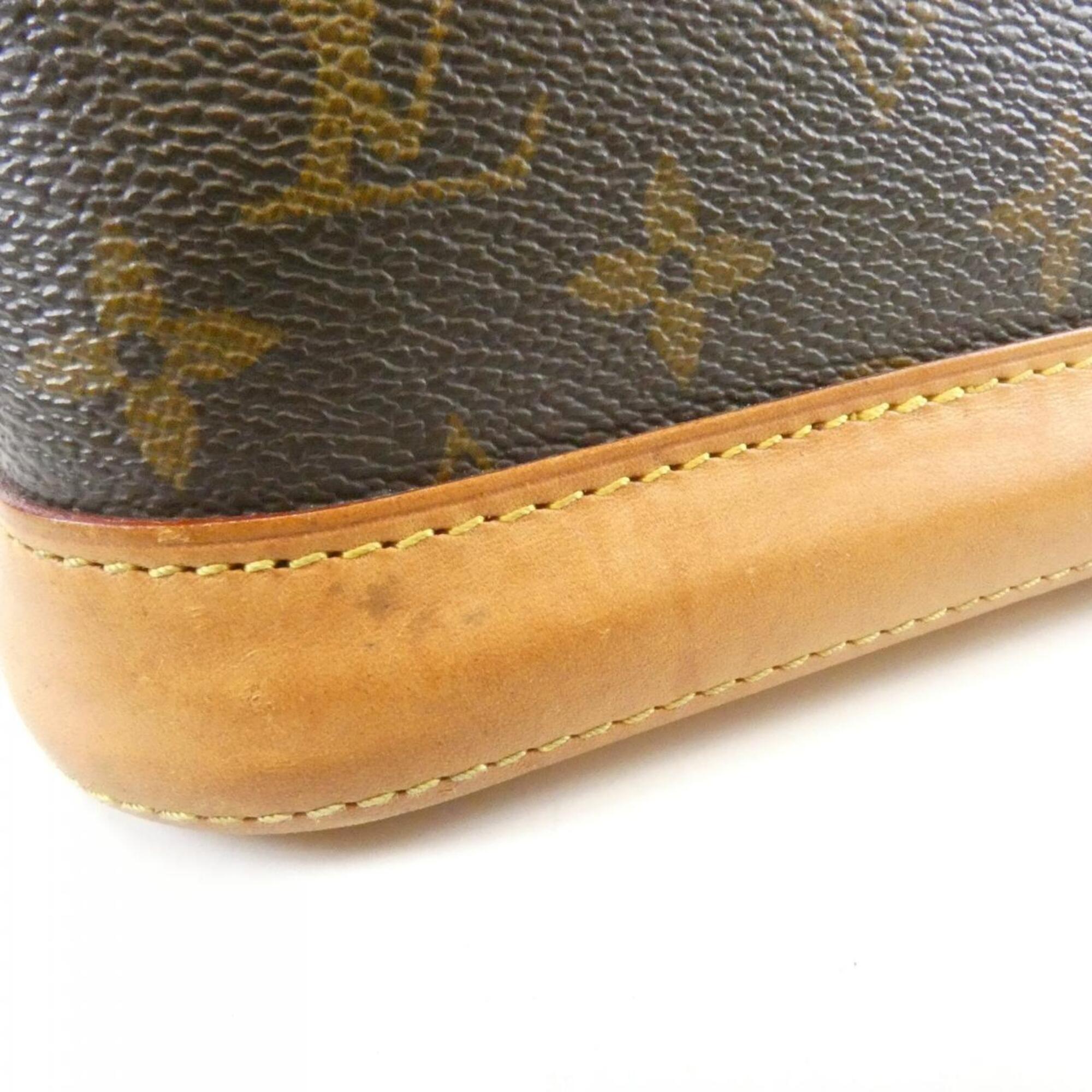 Louis Vuitton Marron Coated Canvas Handbag (Pre-Owned)