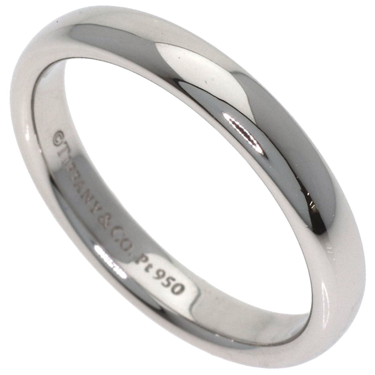 Tiffany Platinum 950 Band Ring (Pre-Owned)