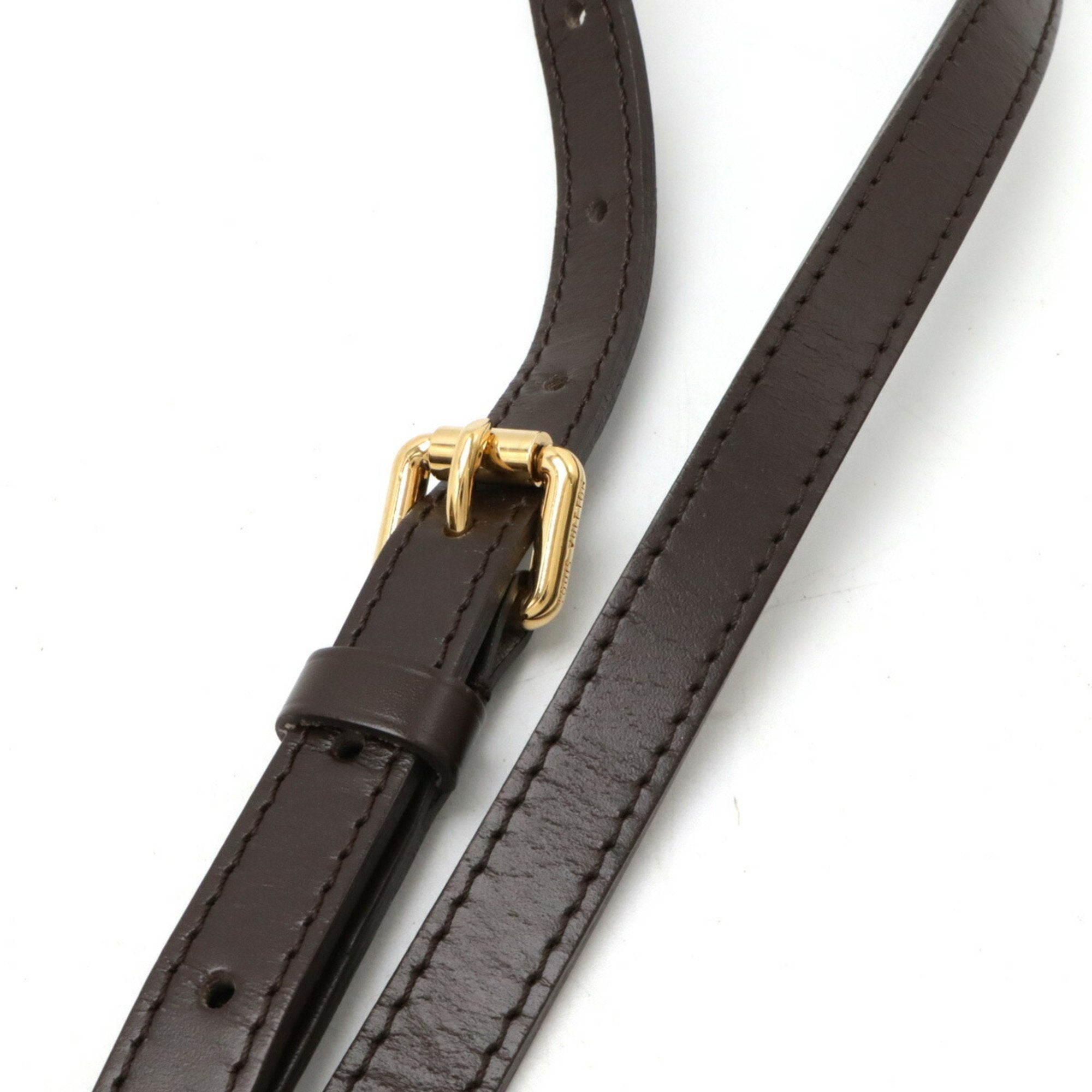 Louis Vuitton Brown Pvc Shoulder Bag (Pre-Owned)