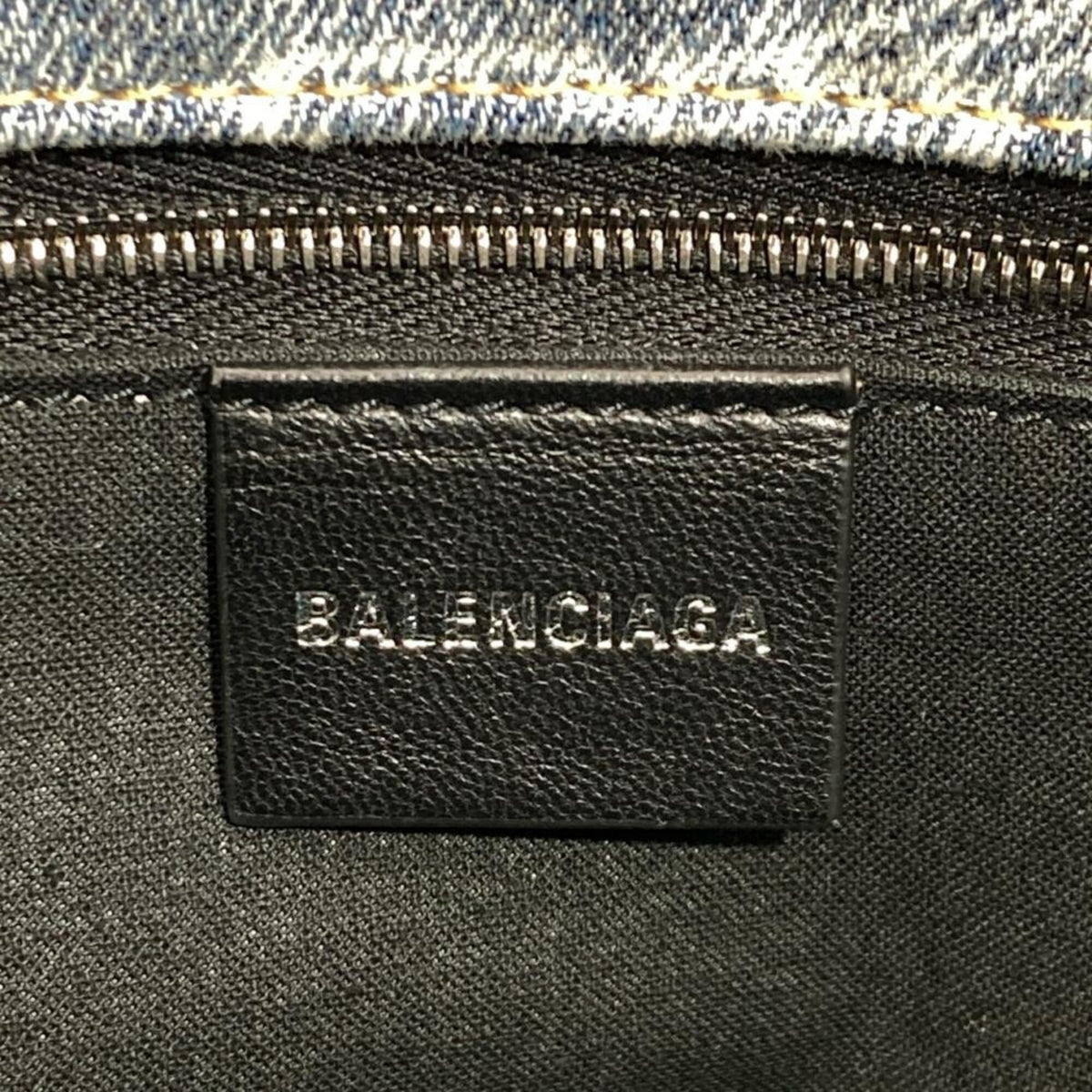 Balenciaga Blue Denim Handbag (Pre-Owned)