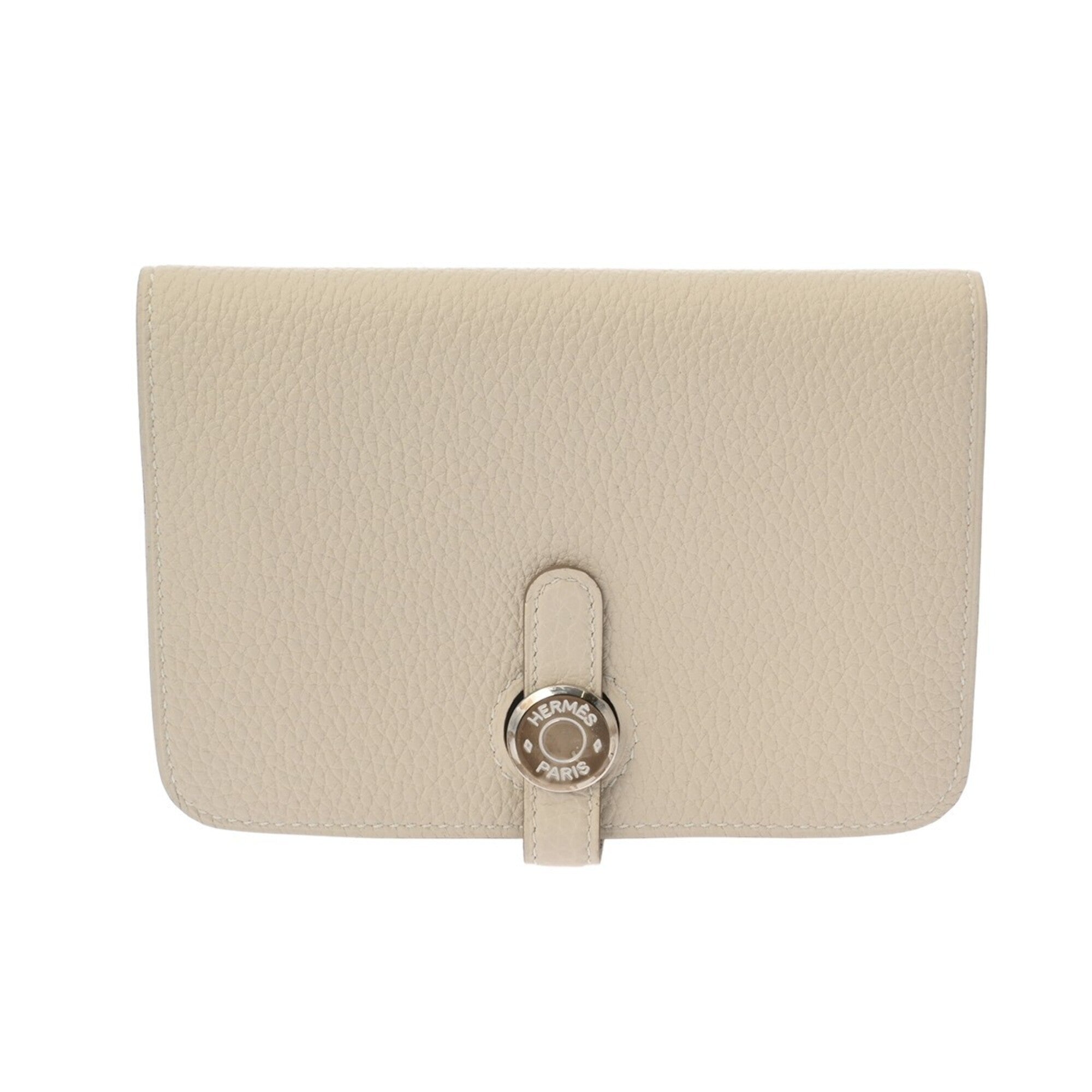 Hermes Togo Leather Wallet (Bi-Fold) (Pre-Owned)