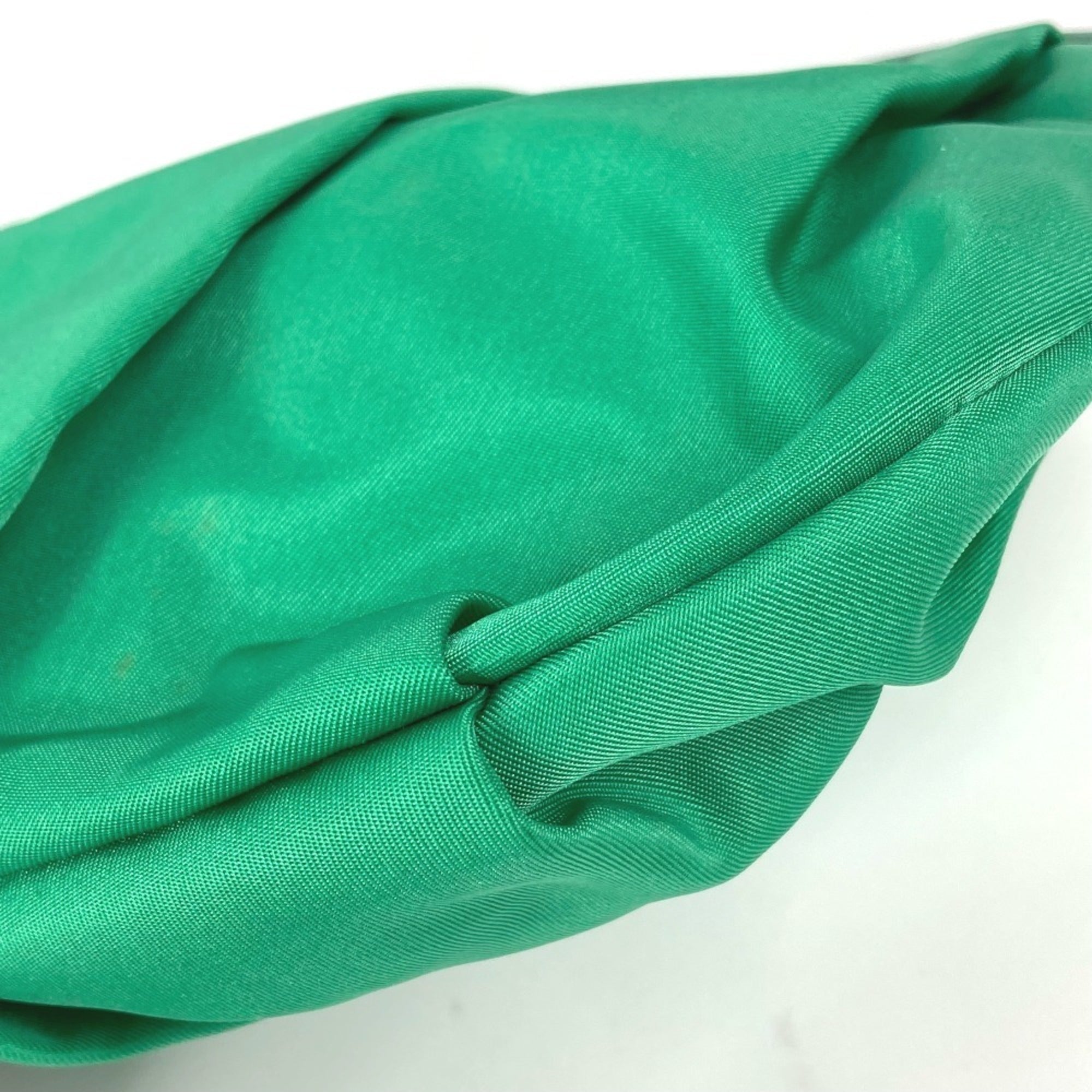Prada Green Nylon Clutch Bag Pouch (Pre-Owned)