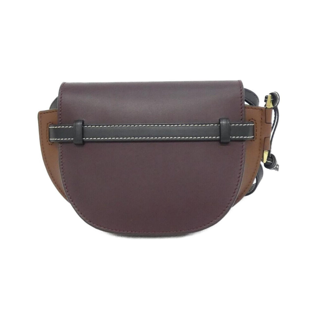 Loewe Purple Leather Shoulder Bag (Pre-Owned)
