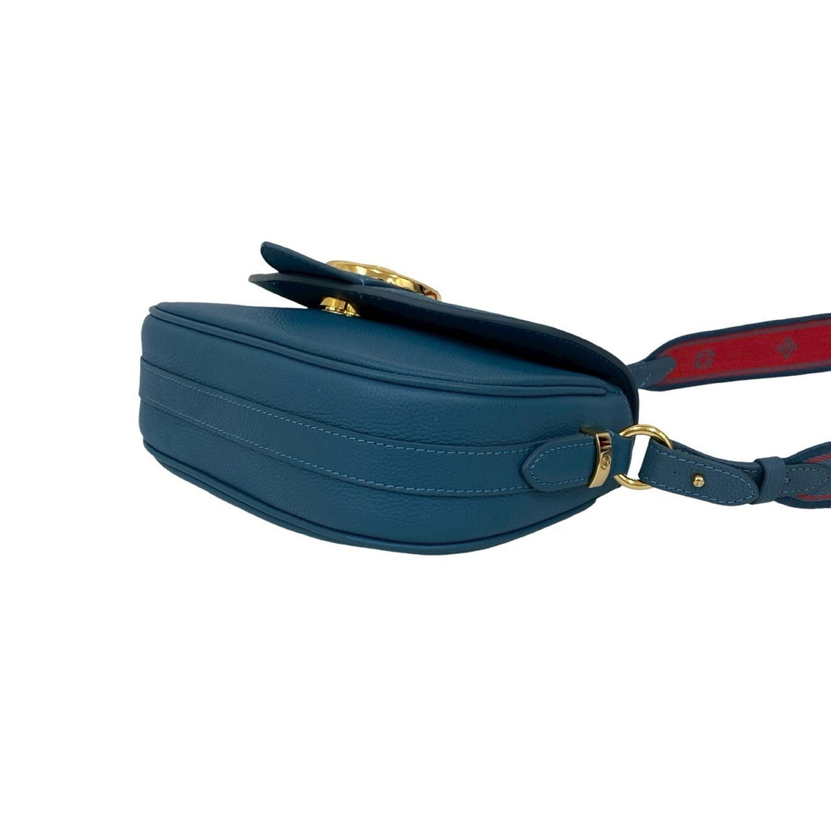 Louis Vuitton Blue Leather Pochette Shoulder Bag (Pre-Owned)