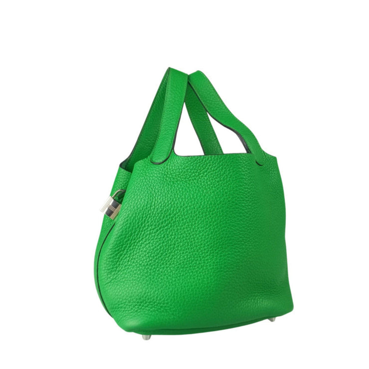 Hermes Picotin Bambou Taurillon Clemence Leather Handbag (Pre-Owned)