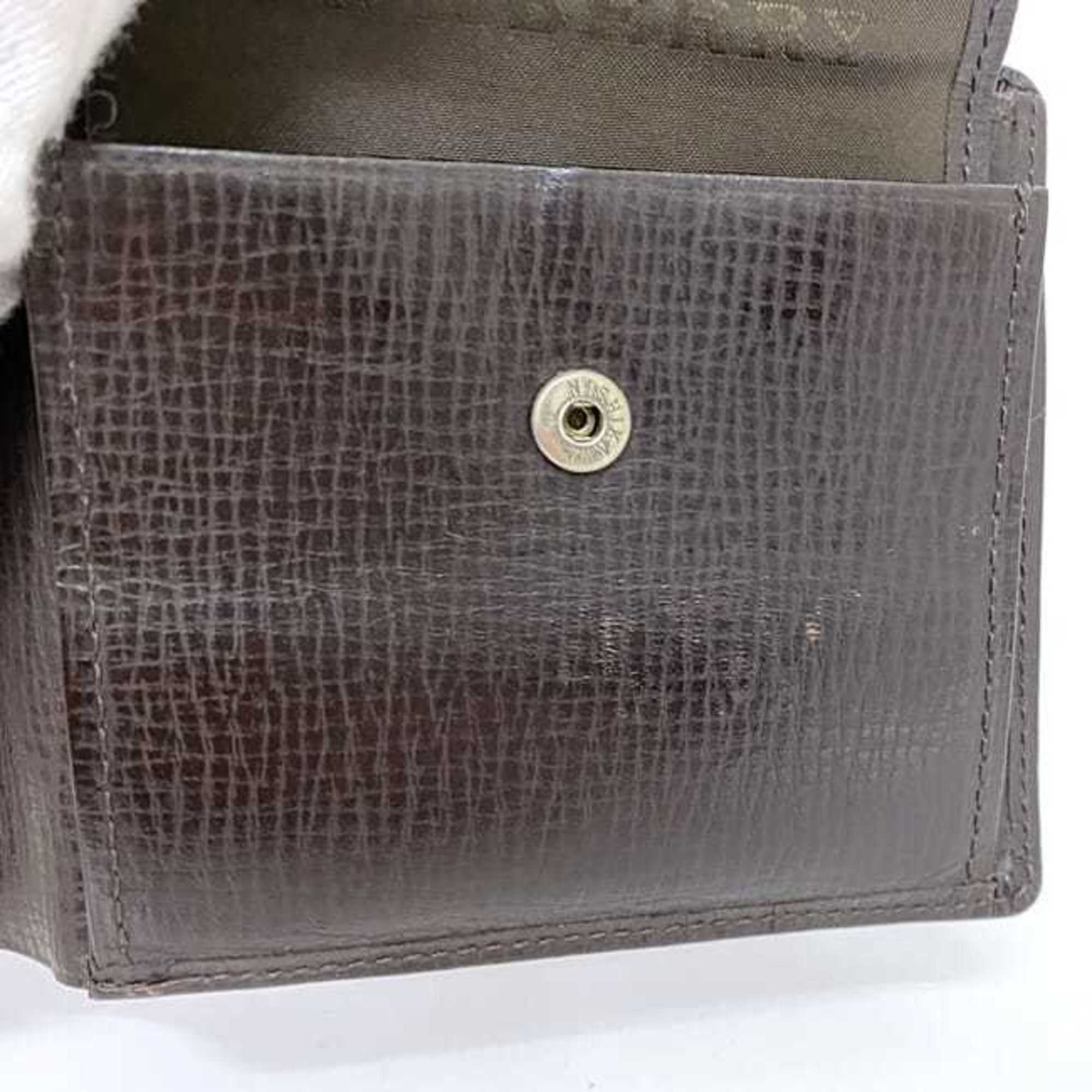 Burberry Brown Leather Wallet (Bi-Fold) (Pre-Owned)