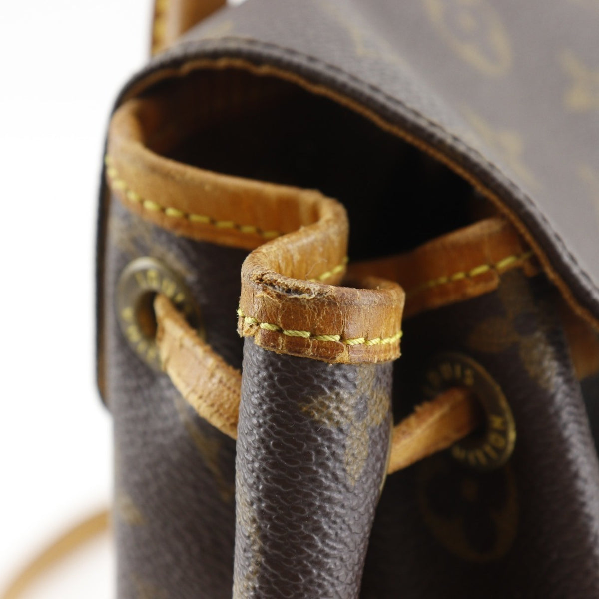 Louis Vuitton Brown Canvas Backpack (Pre-Owned)
