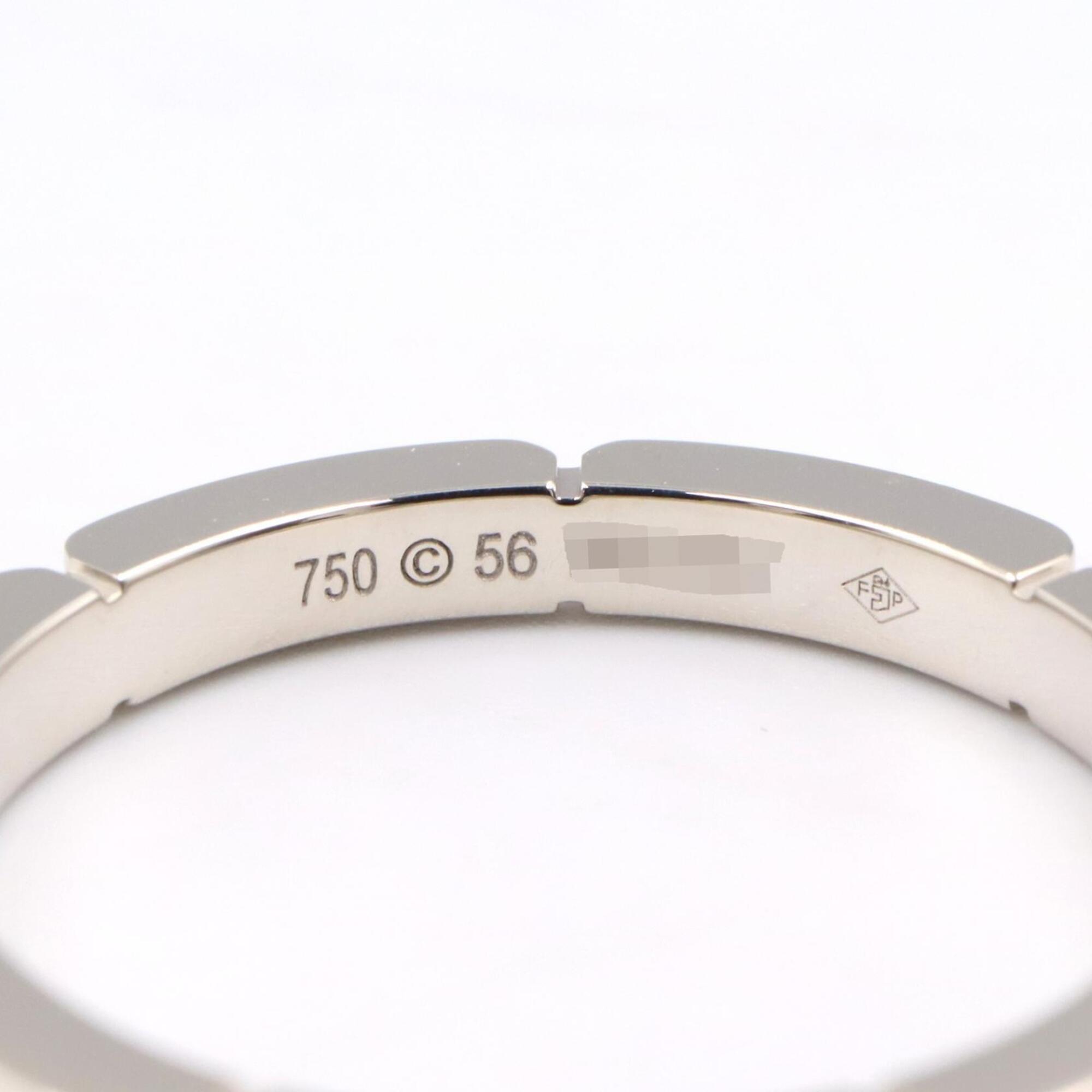 Cartier Silver White Gold (18K) Band Ring (Pre-Owned)