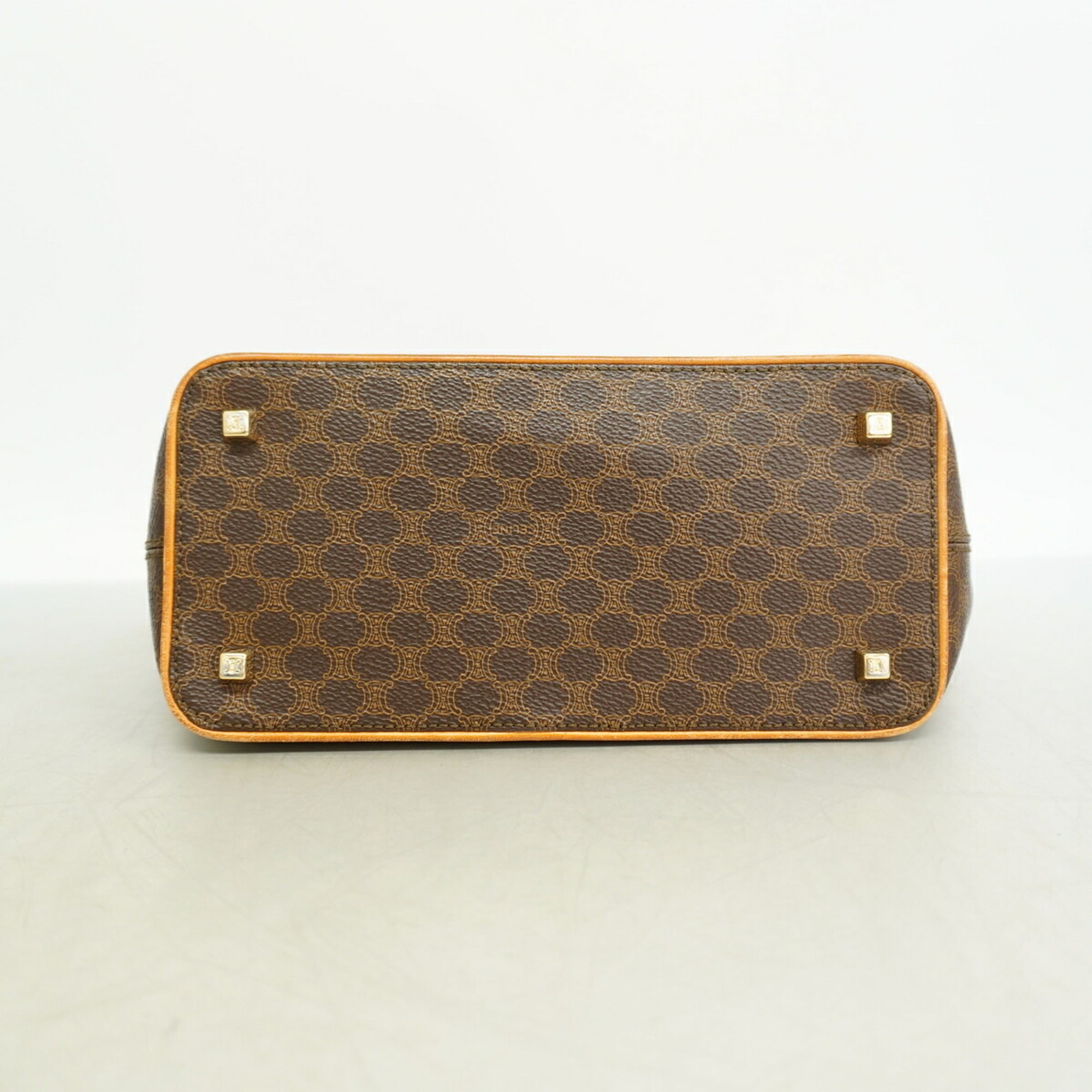 Celine Brown Pvc Handbag (Pre-Owned)