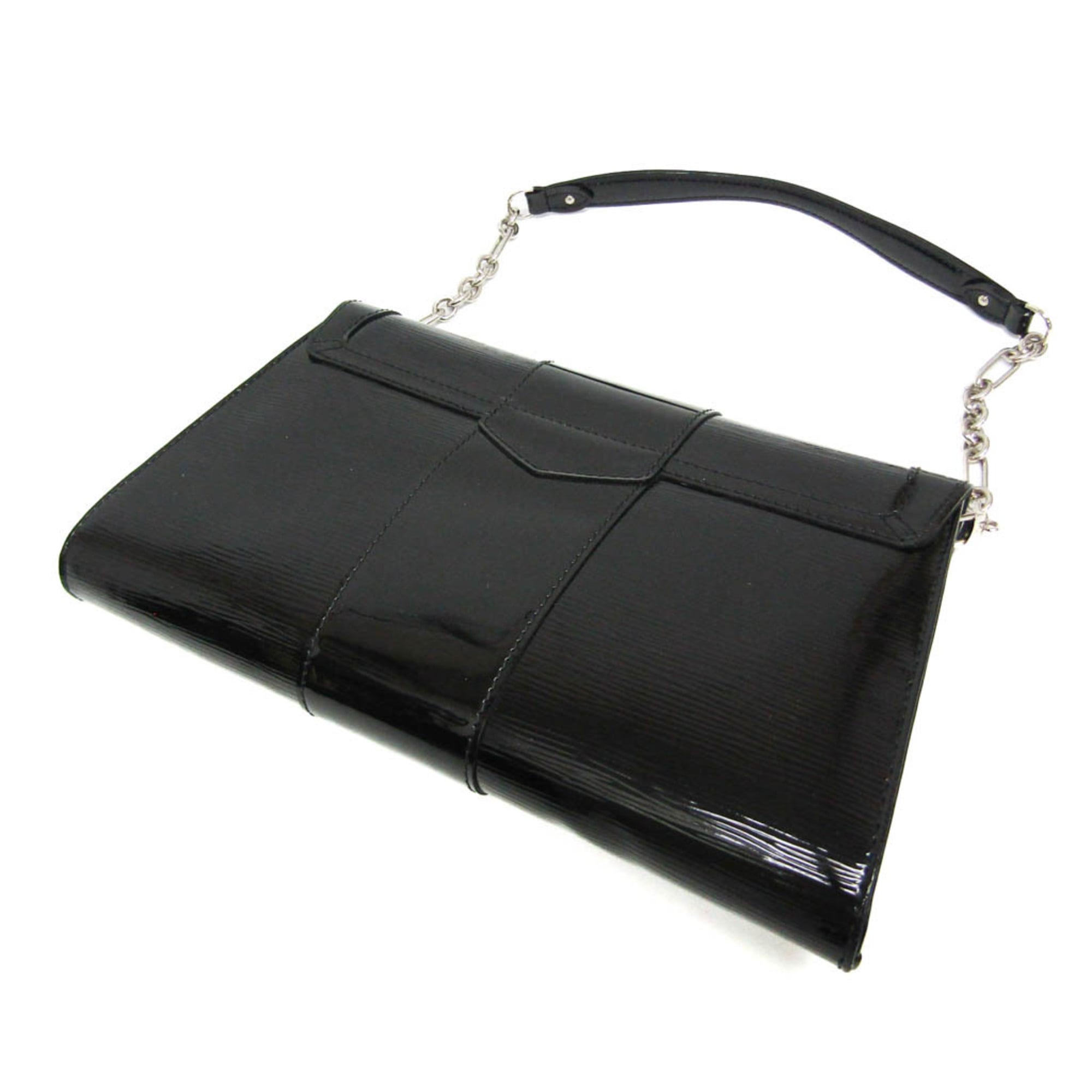 Louis Vuitton Epi Electric Noir Patent Leather Shoulder Bag (Pre-Owned)
