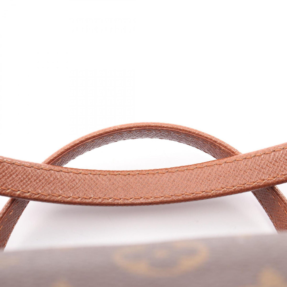 Louis Vuitton Monogram Brown Coated Canvas Leather Handbag (Pre-Owned)