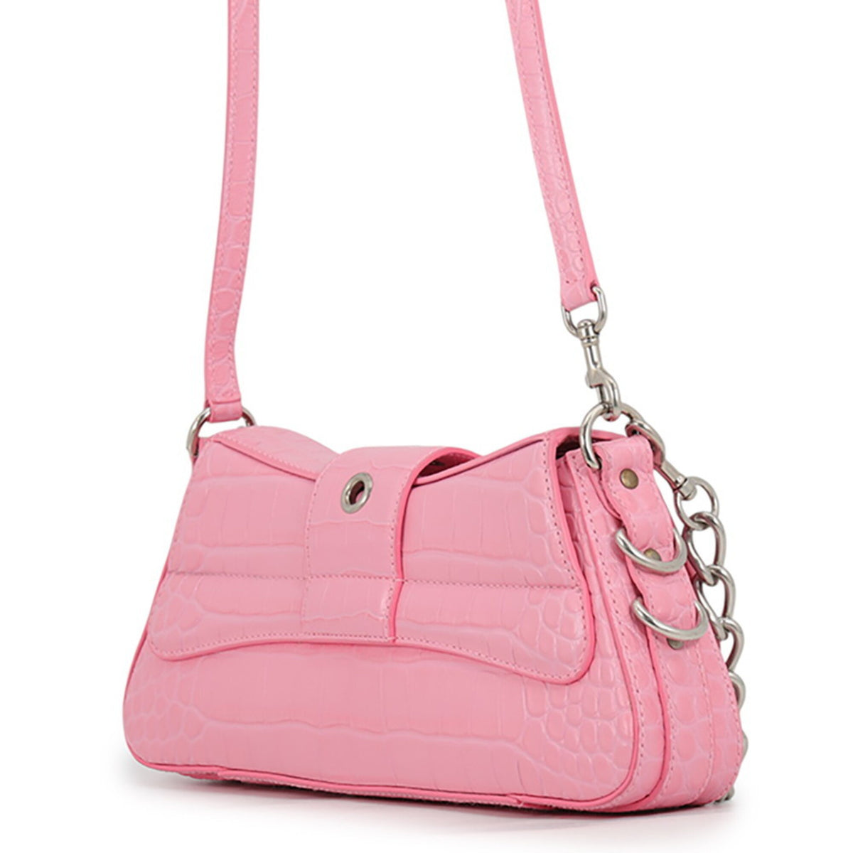 Balenciaga Pink Leather Handbag Shoulder Bag (Pre-Owned)
