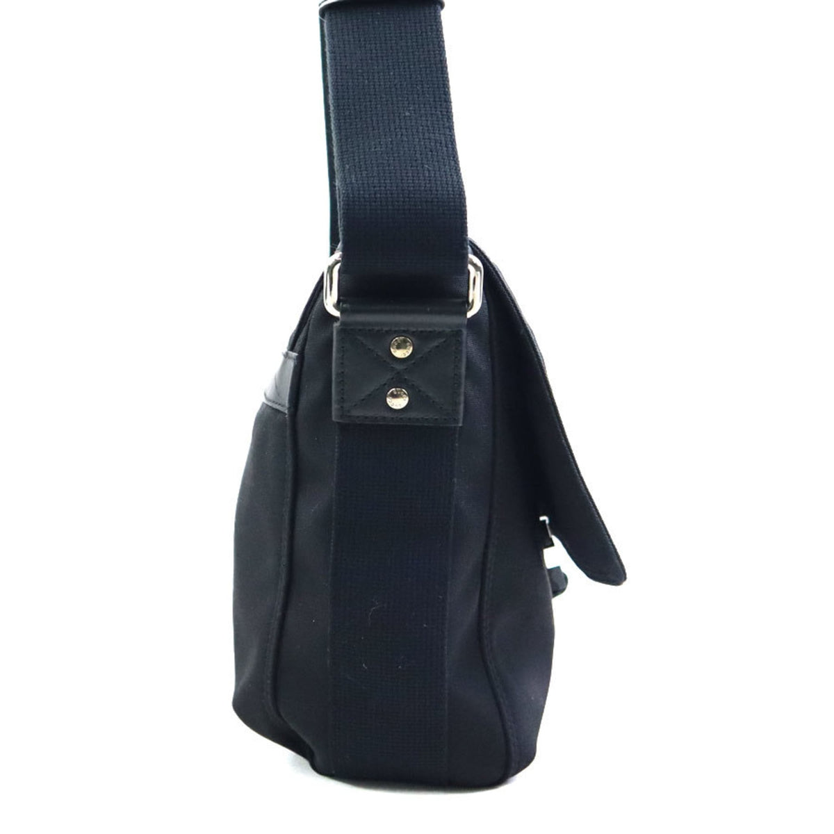 Gucci Black Nylon Leather Shoulder Bag (Pre-Owned)