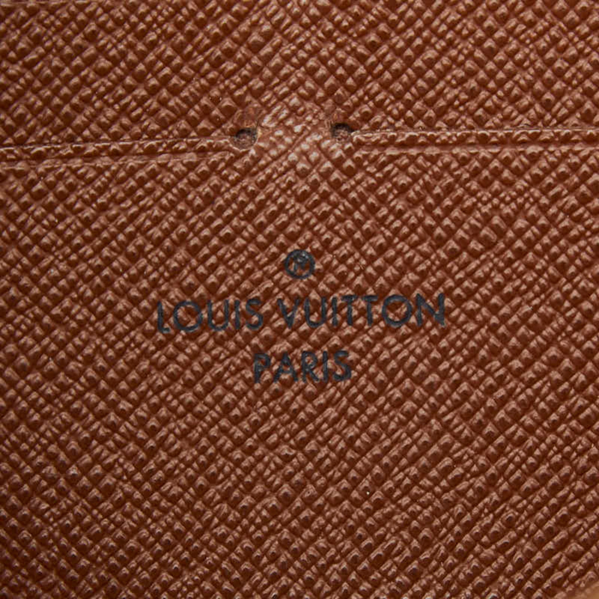 Louis Vuitton Monogram Brown Pvc Long Wallet (Bi-Fold) (Pre-Owned)