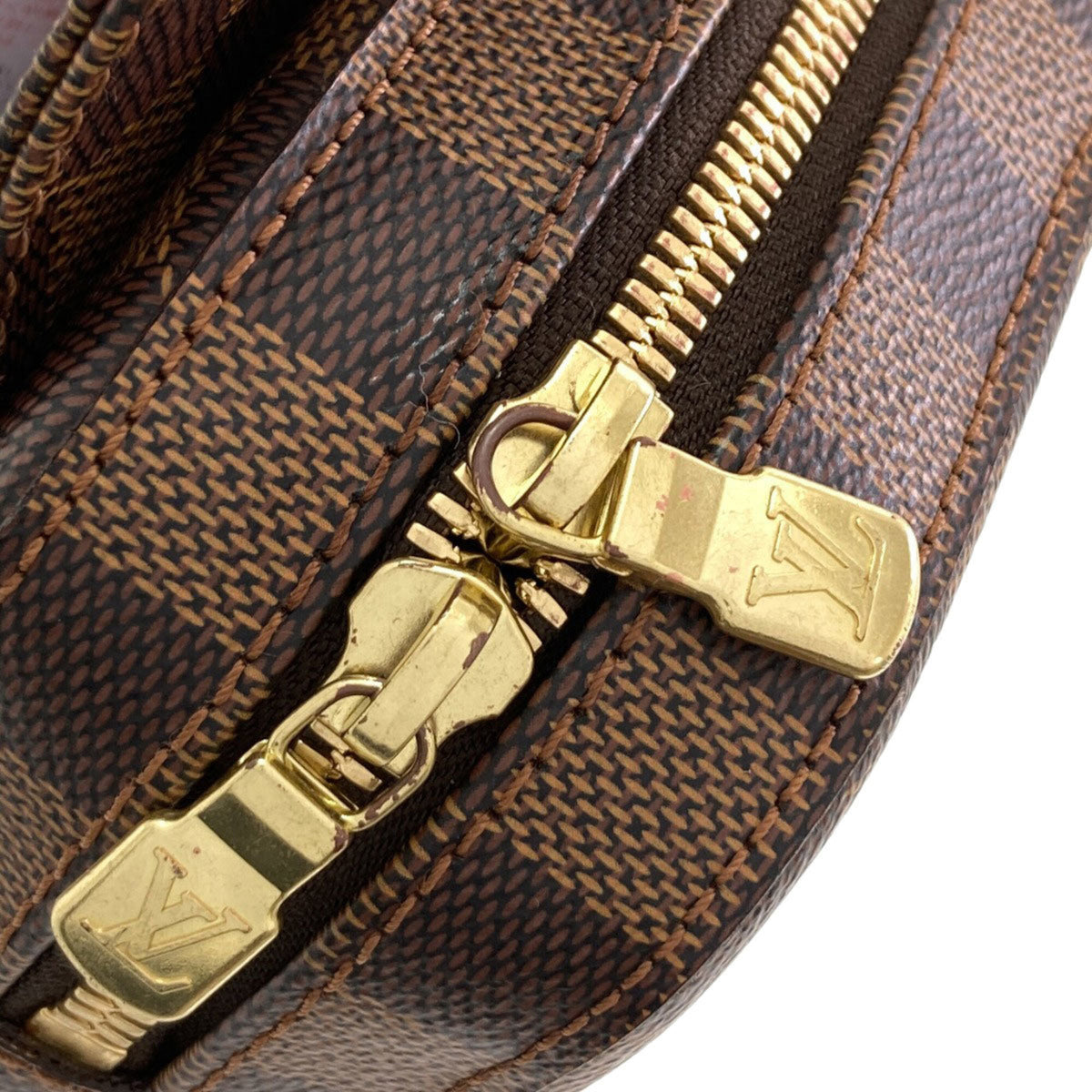 Louis Vuitton Damier Damier Canvas Ebene Damier Canvas Sling Bag (Pre-Owned)