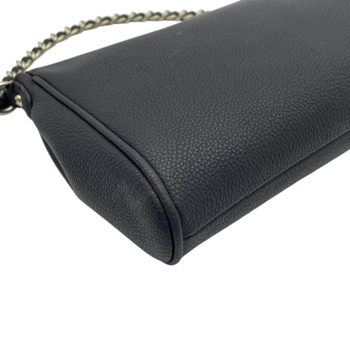 Coach Black Leather Handbag Shoulder Bag (Pre-Owned)