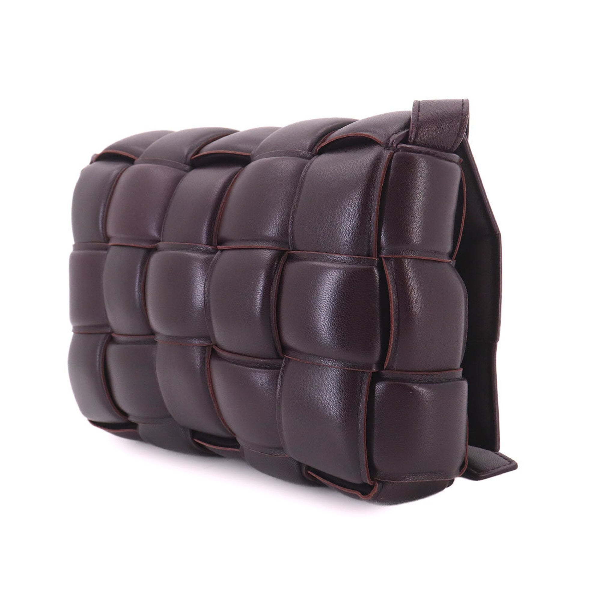 Bottega Veneta Purple Intrecciato Handbag Shoulder Bag (Pre-Owned)