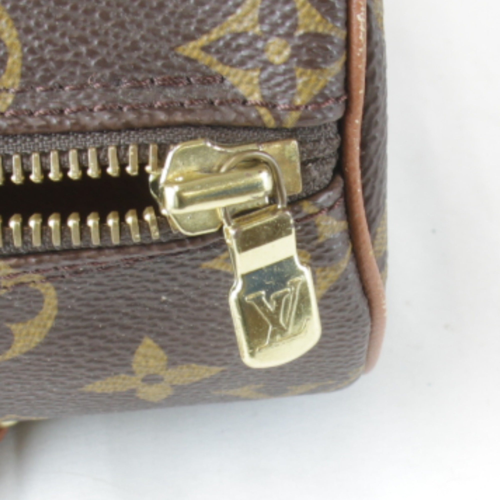 Louis Vuitton Monogram Monogram Canvas Handbag Pouch (Pre-Owned)