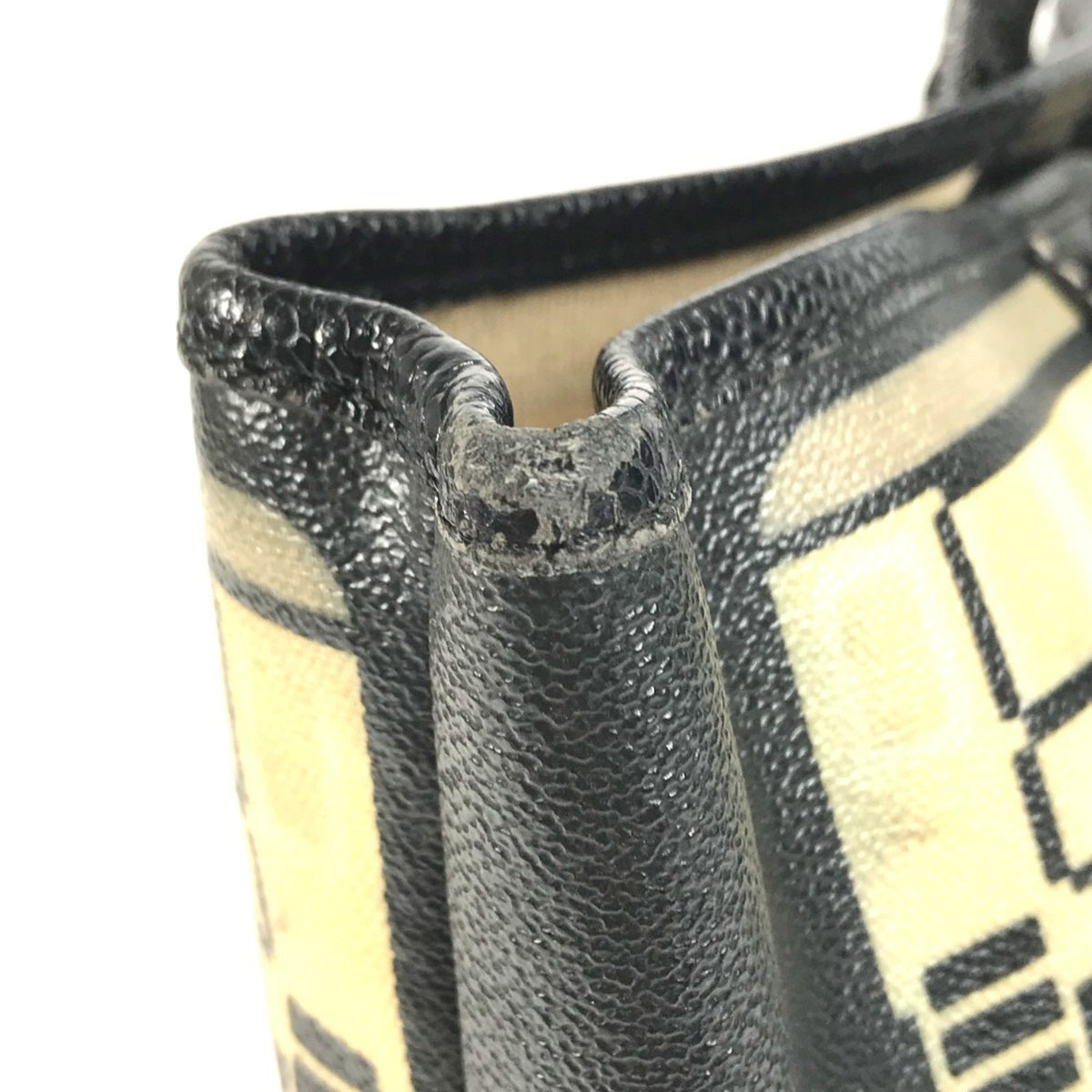 Chanel Black Pvc Leather Shoulder Bag Tote Bag (Pre-Owned)