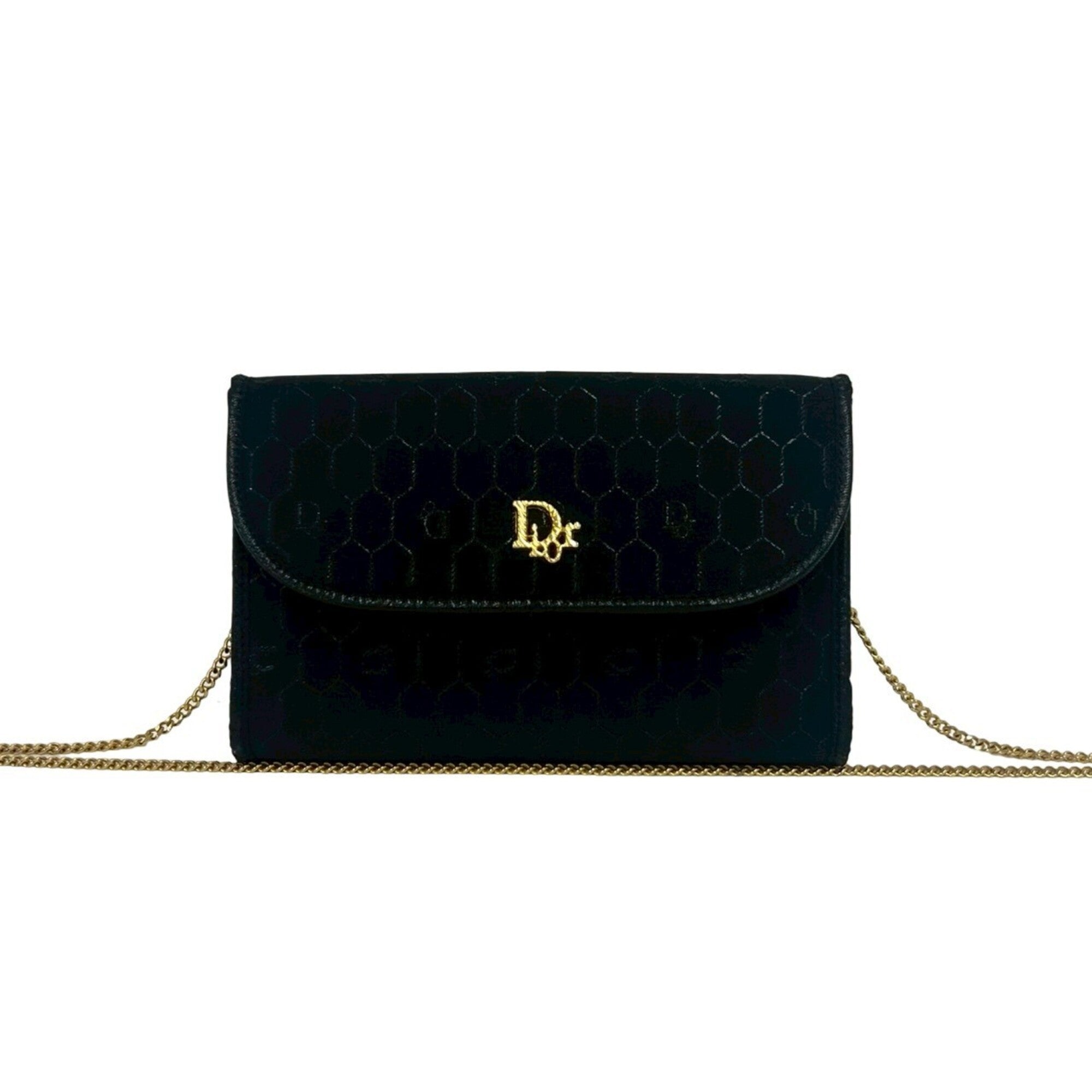 Christian Dior Black Nylon Pochette Shoulder Bag (Pre-Owned)