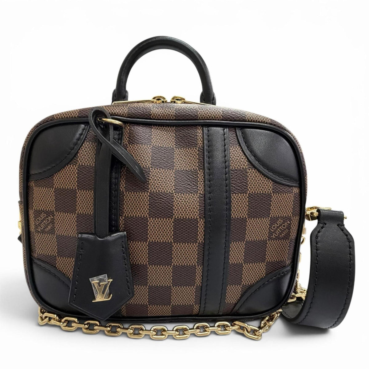Louis Vuitton Brown Damier Canvas Shoulder Bag (Pre-Owned)