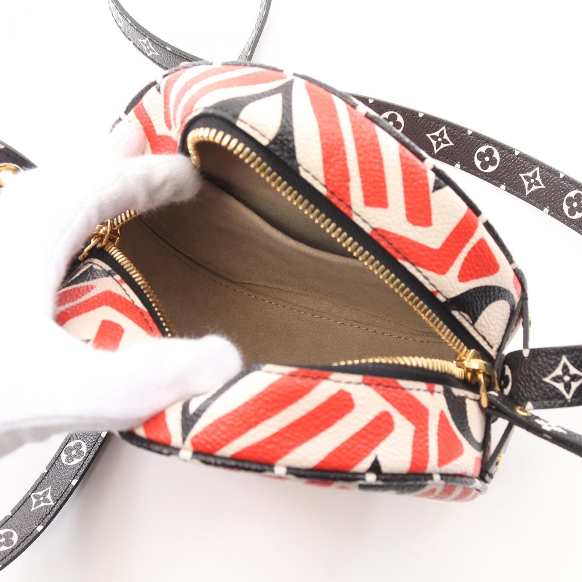 Louis Vuitton Black Multi-Color Red Color Coated Canvas Monogram Pvc Shoulder Bag (Pre-Owned)