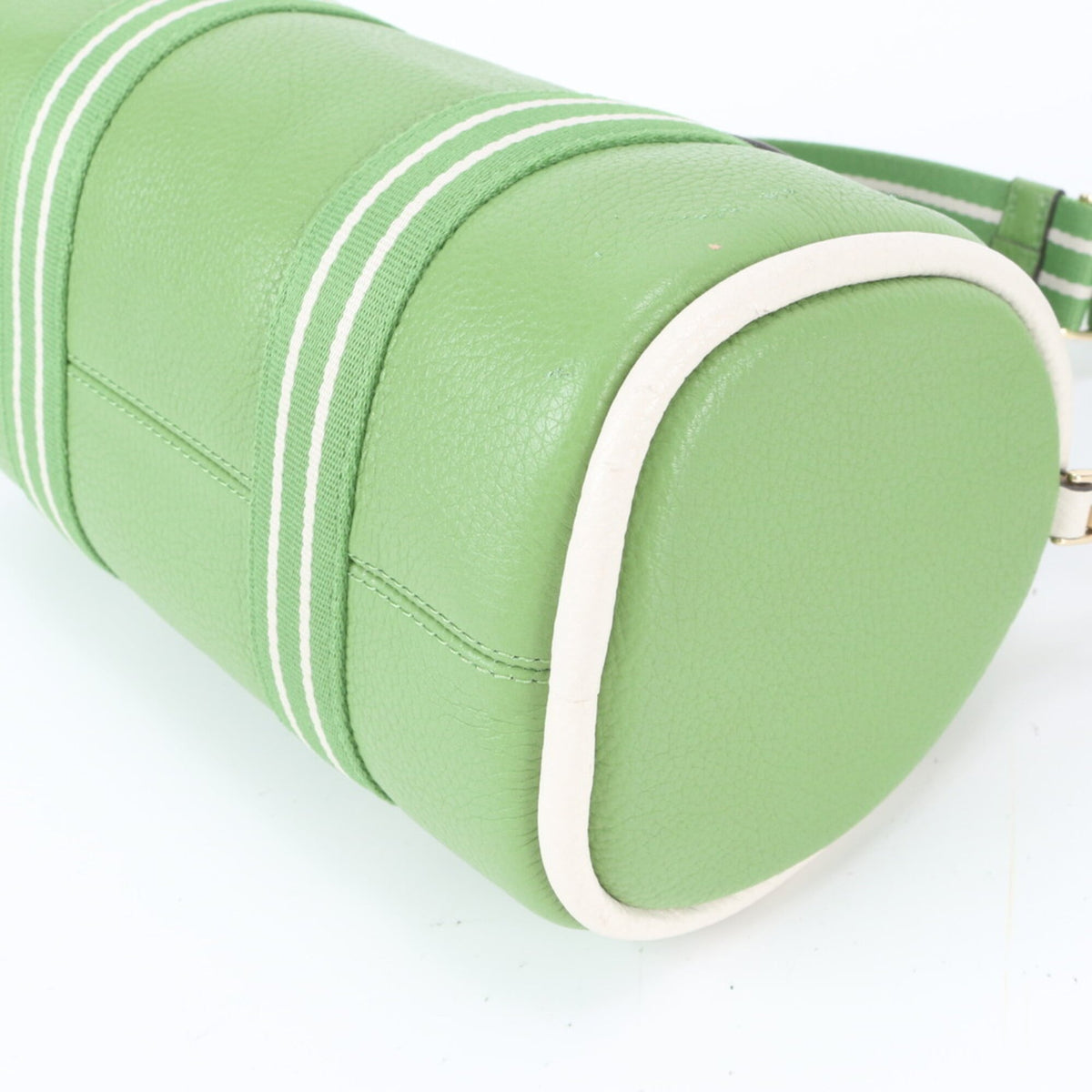 Kate Spade Green White Leather Crossbody Bag Shoulder Bag (Pre-Owned)