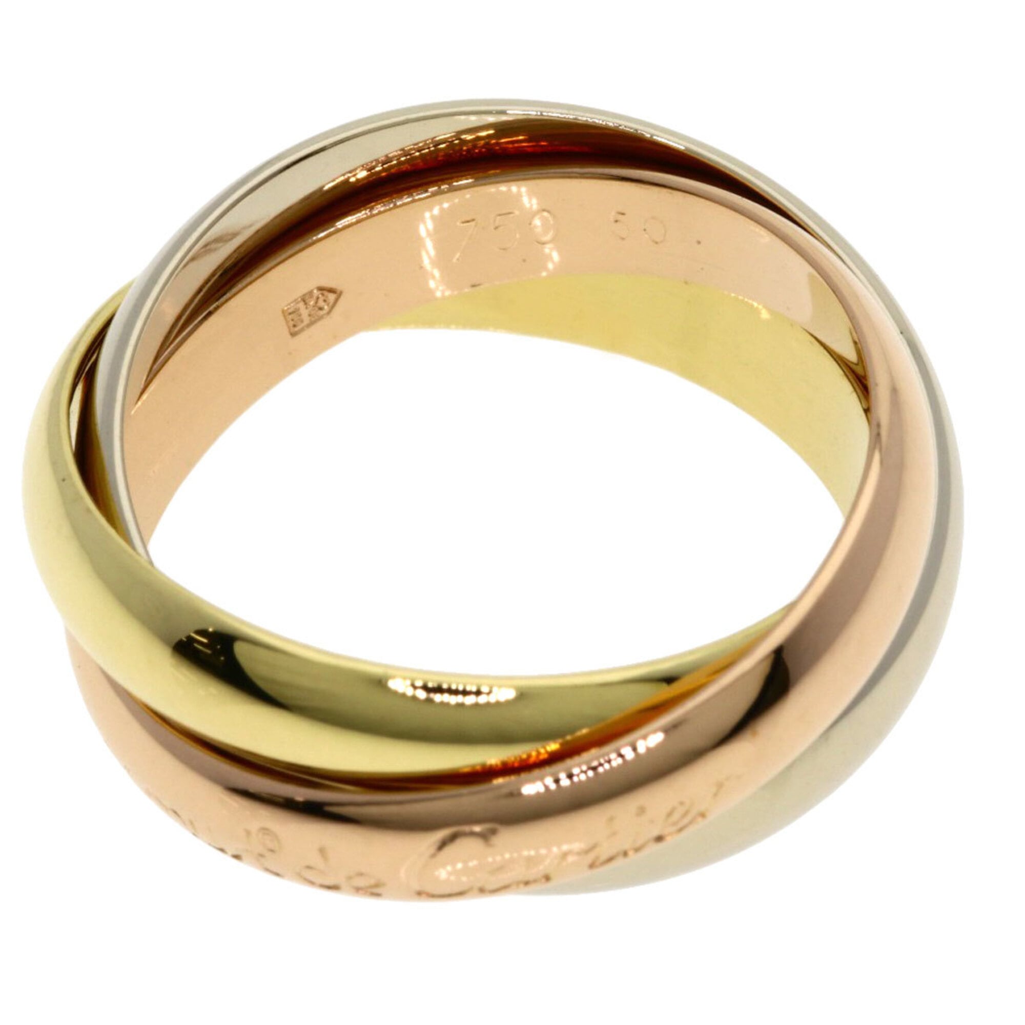 Cartier Yellow Gold (18K) Pink Gold (18K) White Gold (18K) Band Ring (Pre-Owned)