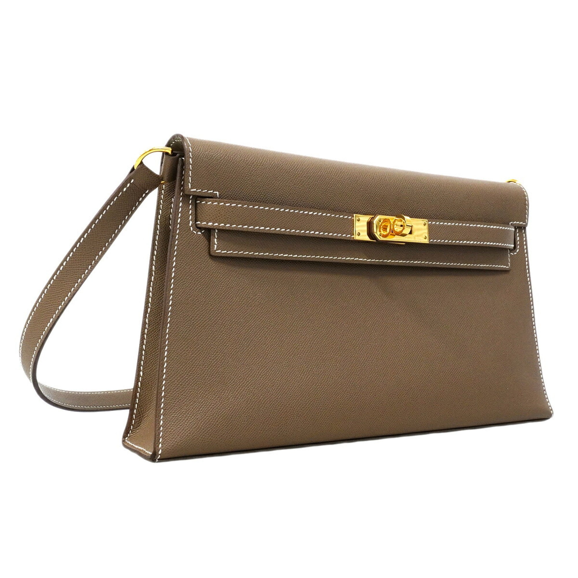 Hermes Etoupe Gray Shoulder Bag (Pre-Owned)