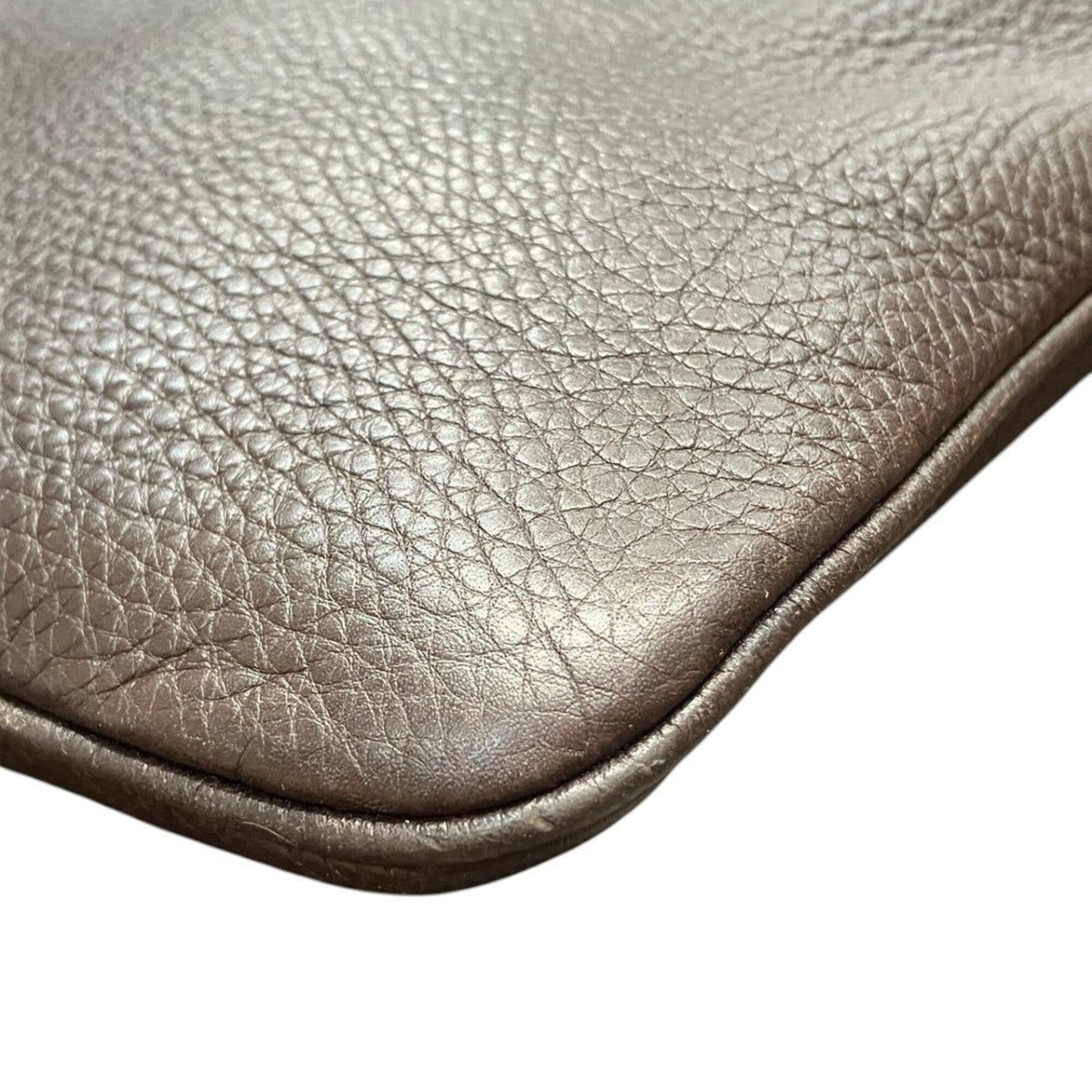 Gucci Brown Leather Messenger Bag Shoulder Bag (Pre-Owned)