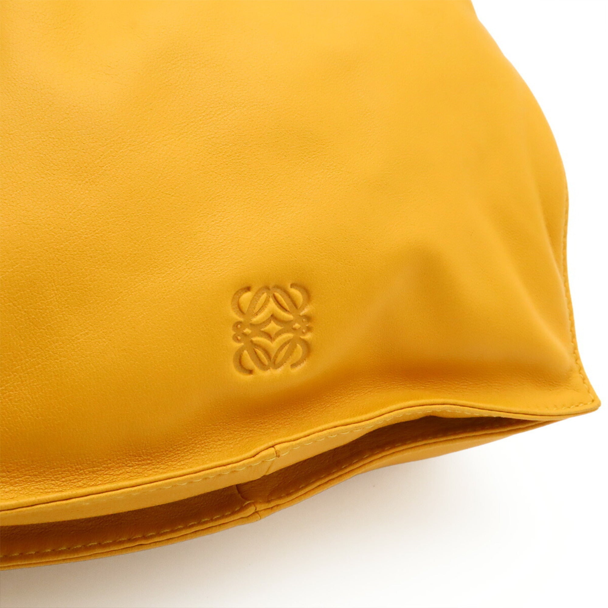 Loewe Yellow Leather Pochette Shoulder Bag (Pre-Owned)