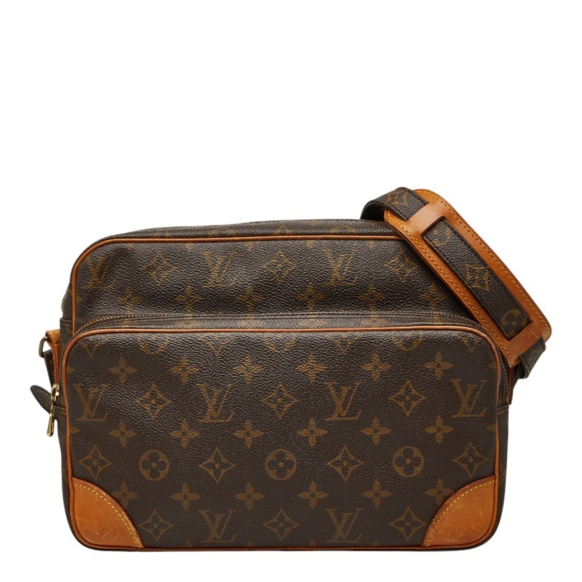 Louis Vuitton Monogram Brown Pvc Leather Shoulder Bag (Pre-Owned)