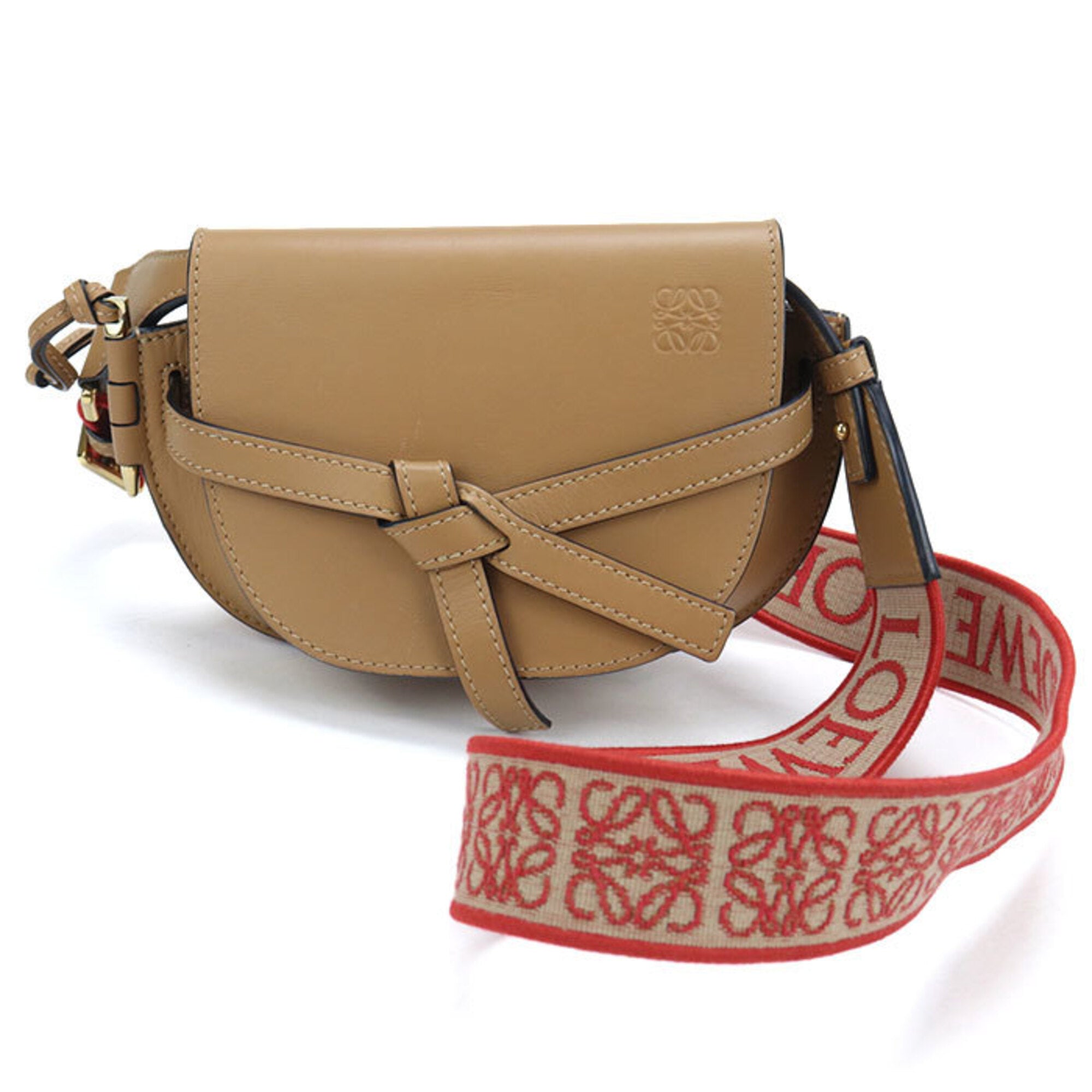 Loewe Brown Leather Shoulder Bag (Pre-Owned)