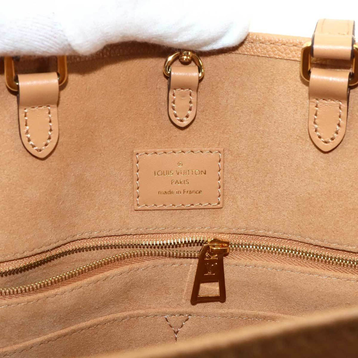 Louis Vuitton Gold Monogram Empreinte Handbag Tote Bag (Pre-Owned)