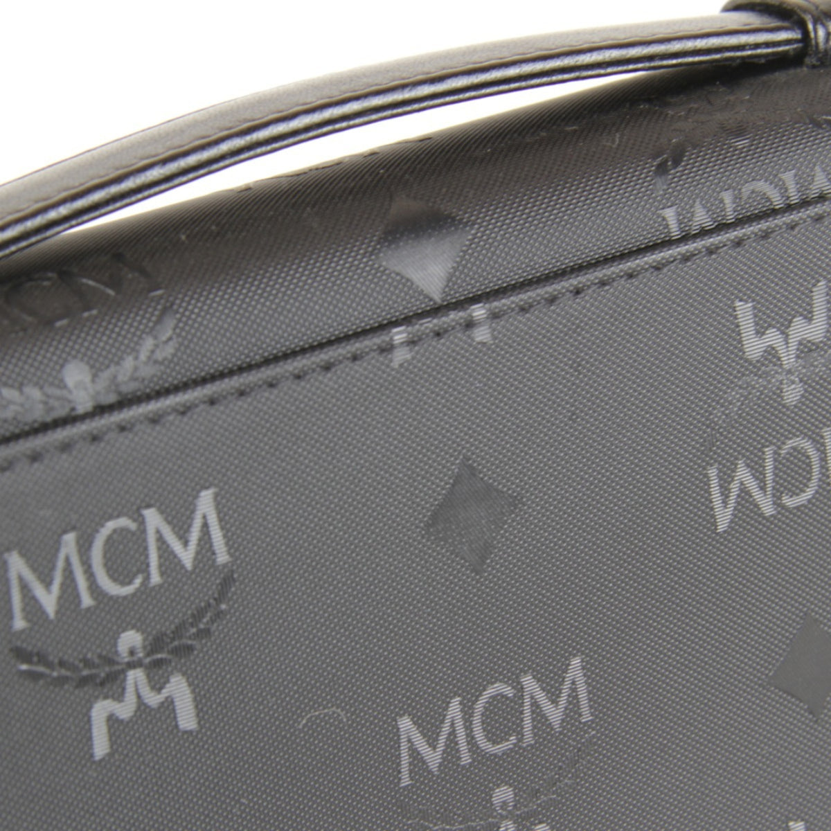 Mcm Black Pvc Shoulder Bag (Pre-Owned)