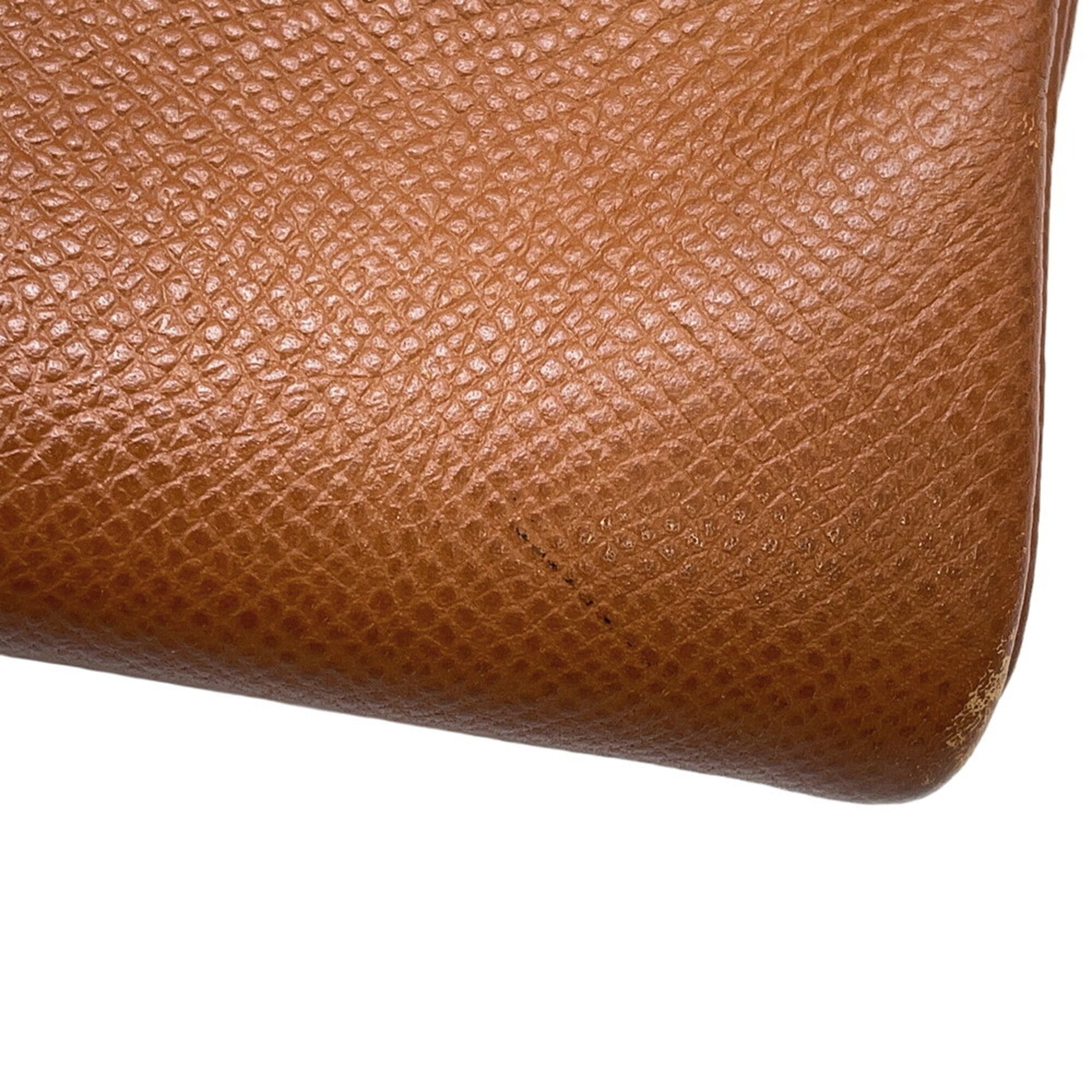 Hermes Gold Courchevel Leather Handbag (Pre-Owned)