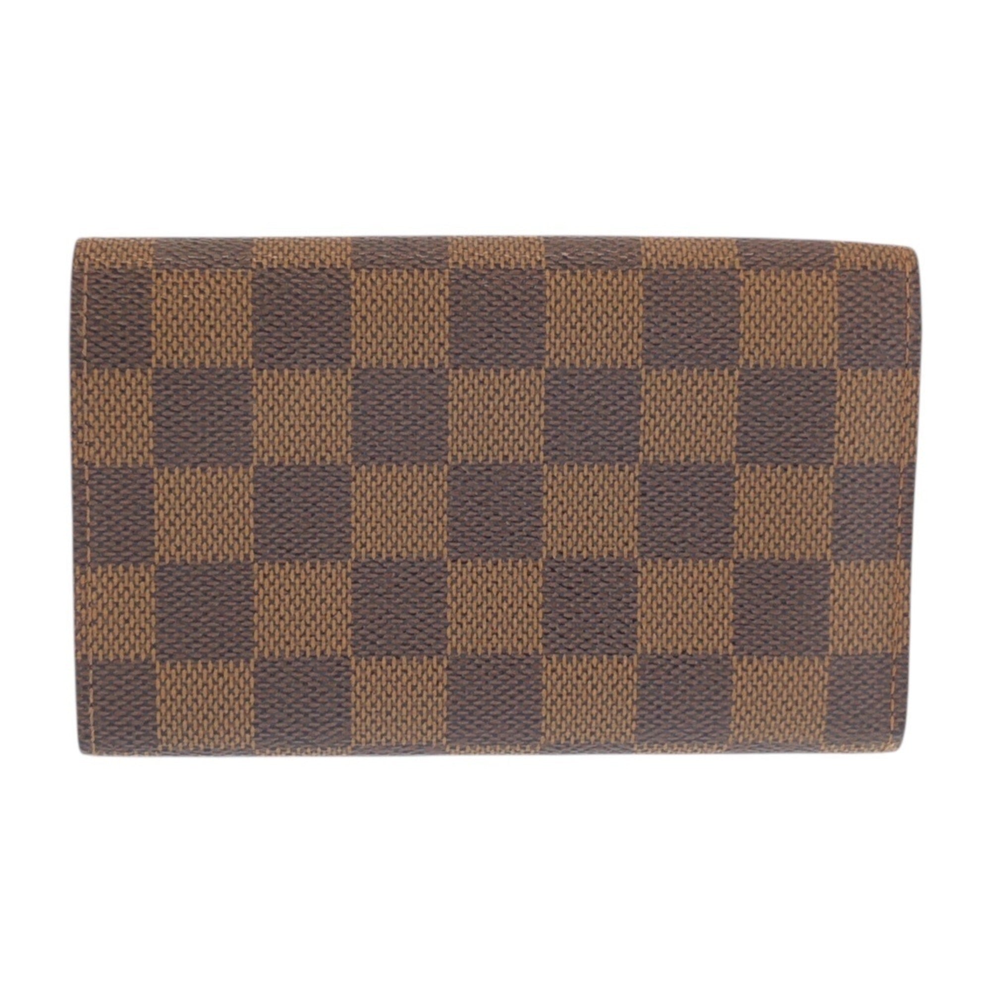 Louis Vuitton Brown Damier Canvas Pvc Middle Wallet (Bi-Fold) (Pre-Owned)