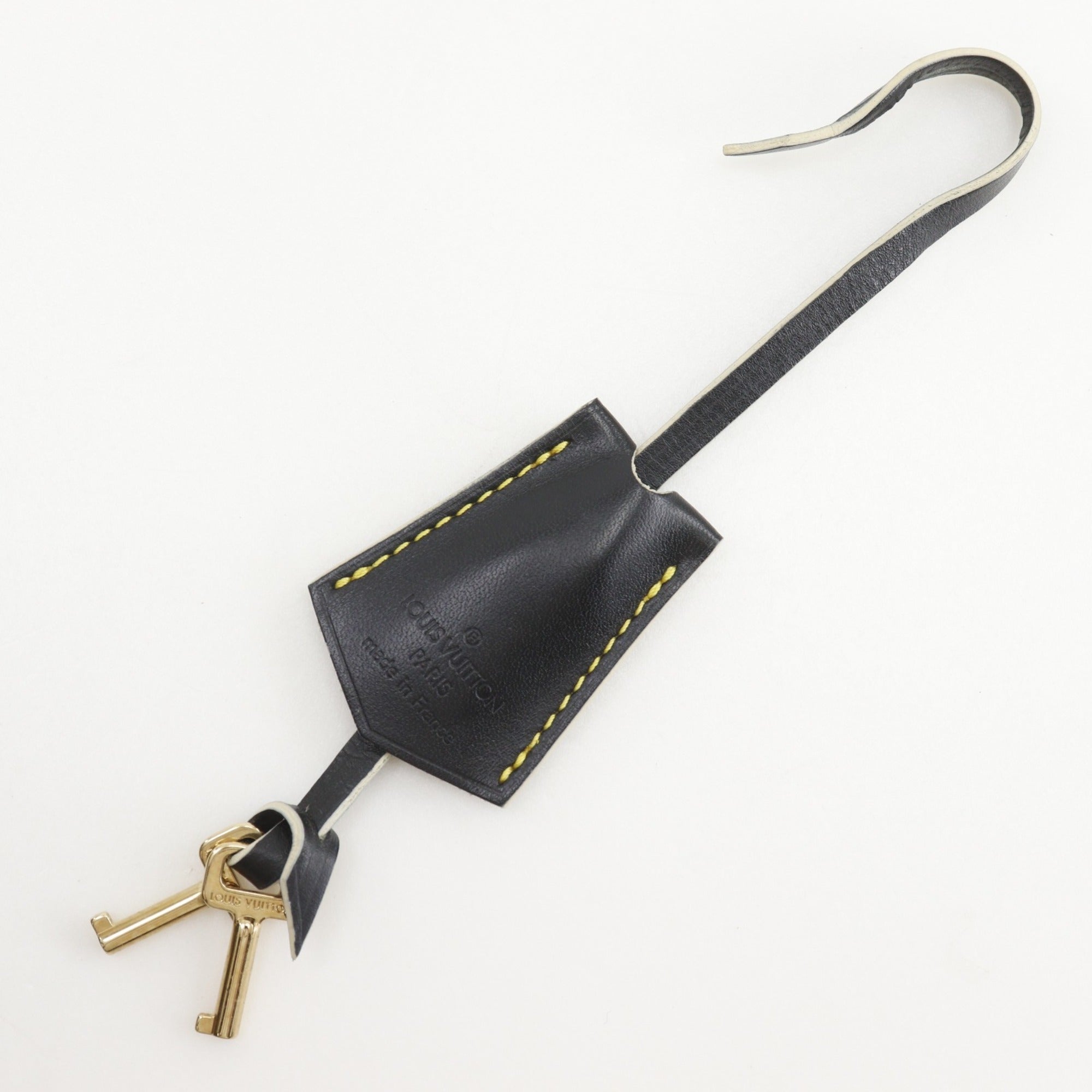 Louis Vuitton Black Noir Leather Tote Bag (Pre-Owned)