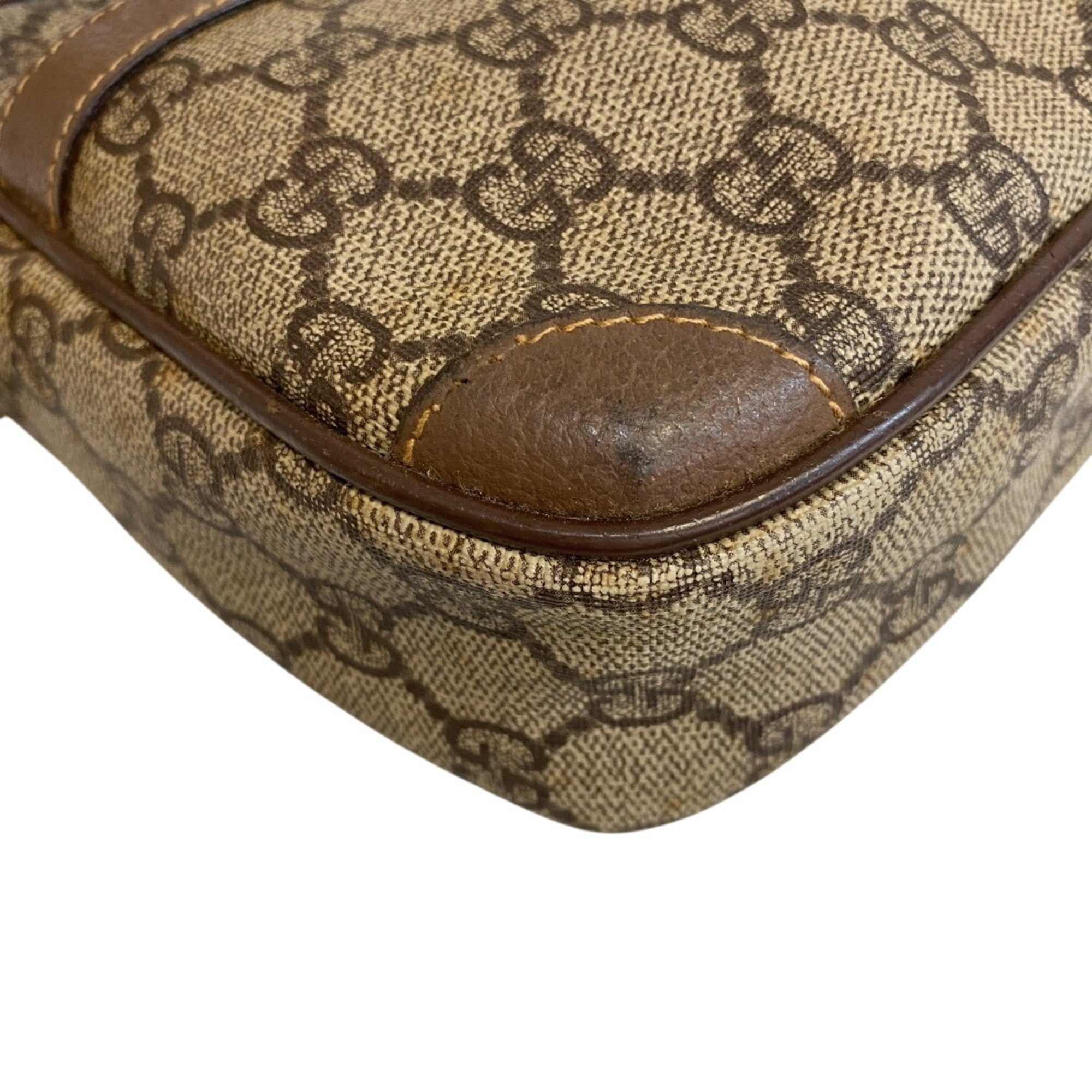 Gucci Brown Pvc Pochette Shoulder Bag (Pre-Owned)