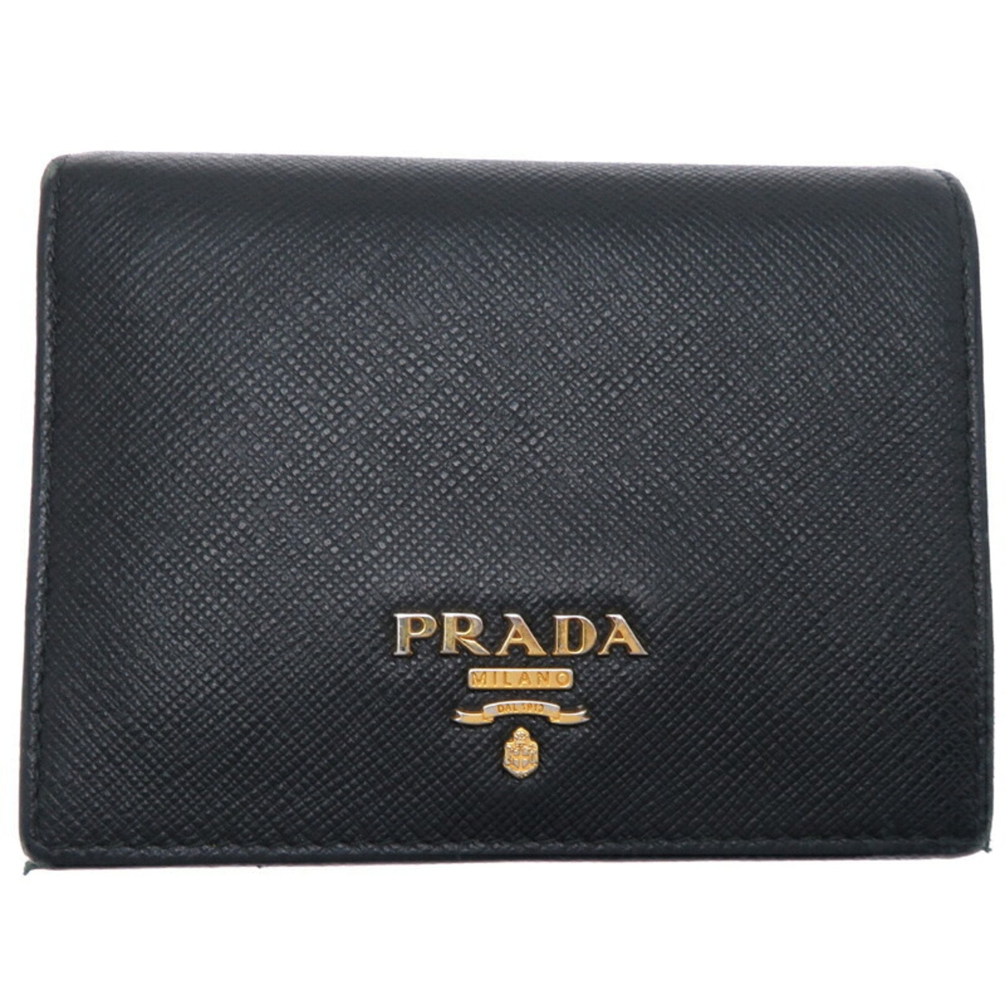 Prada Nero Leather Wallet (Bi-Fold) (Pre-Owned)