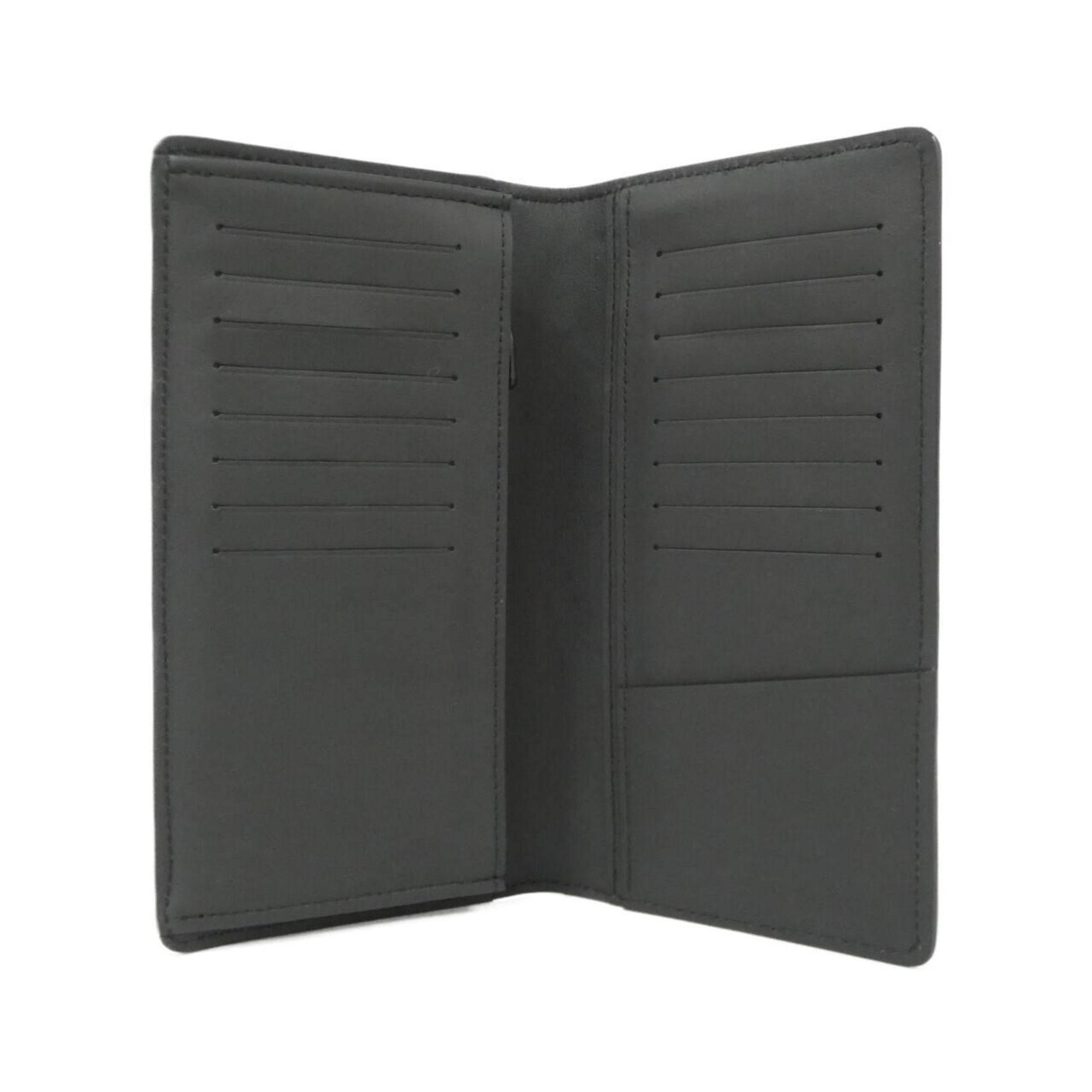 Louis Vuitton Taurillon Black Leather Long Wallet (Bi-Fold) (Pre-Owned)
