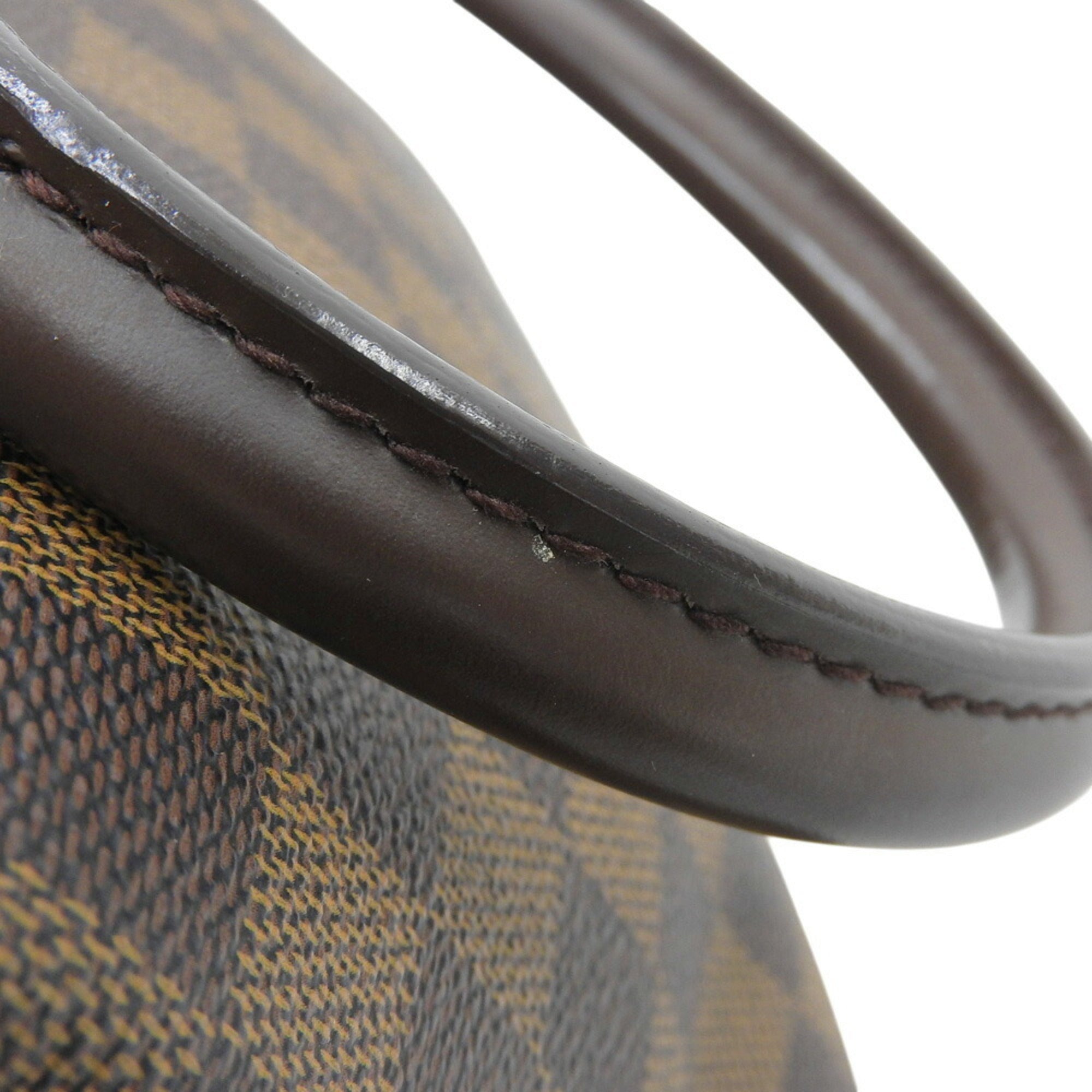 Louis Vuitton Brown Ebene Pvc Handbag Tote Bag (Pre-Owned)
